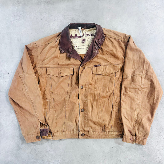 Vintage 70s-90s Marlboro Workwear Workwear Jackets