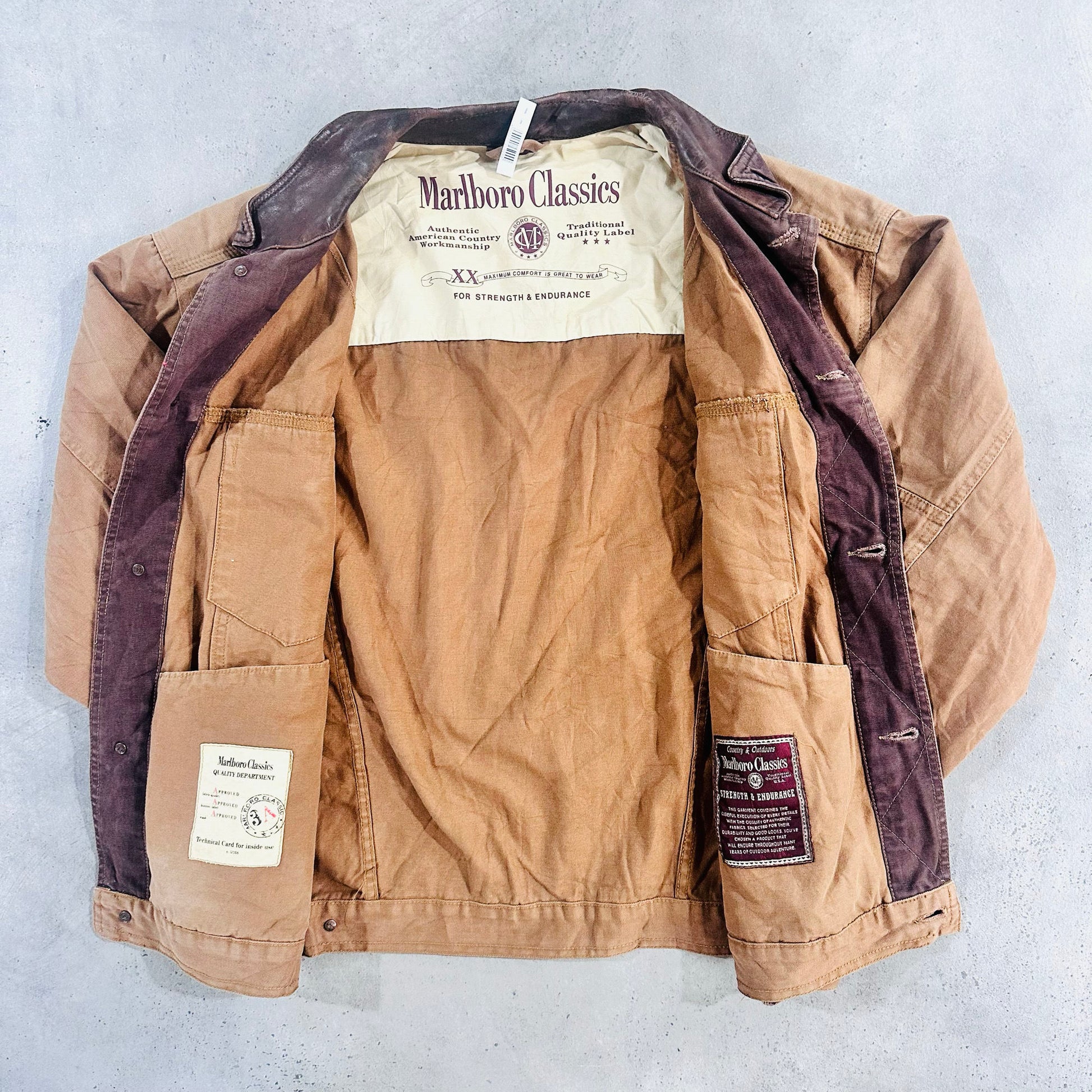 Vintage 70s-90s Marlboro Workwear Workwear Jackets