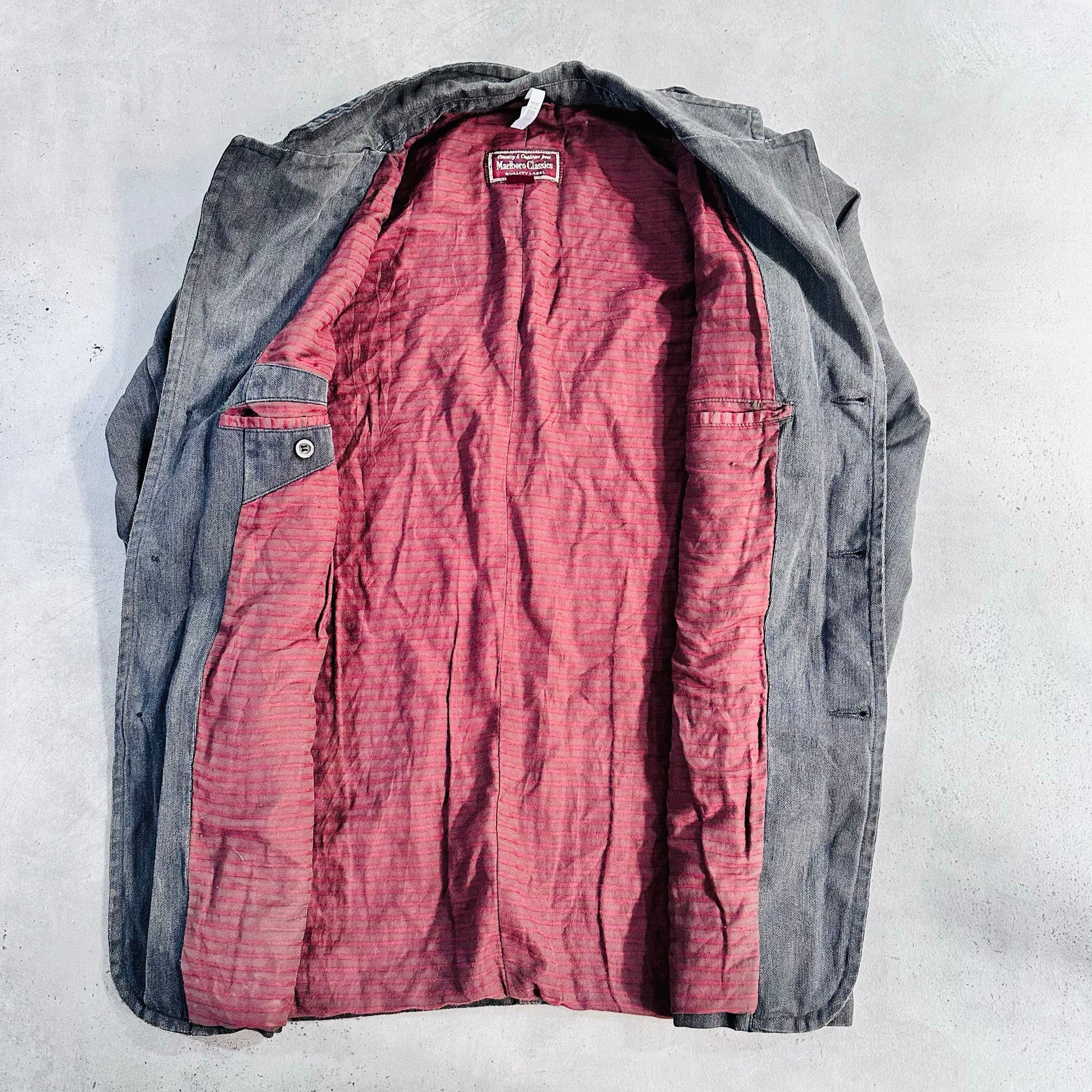 Vintage 70s-90s Italy Marlboro Workwear Workwear Jackets
