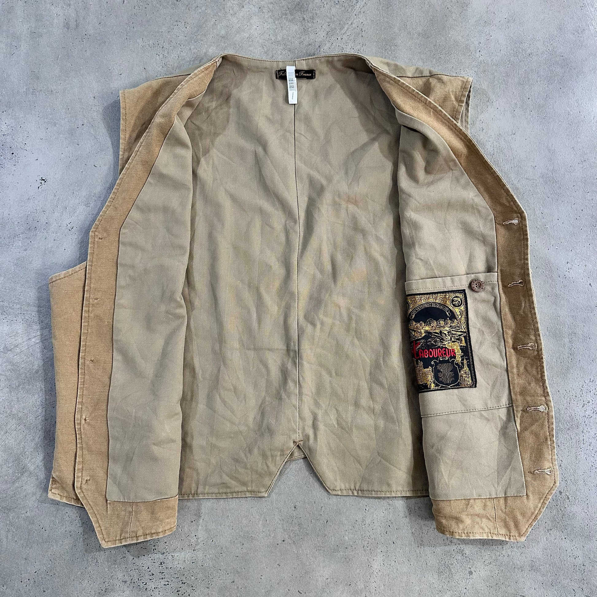 Vintage France Le Laboureur Workwear Vests