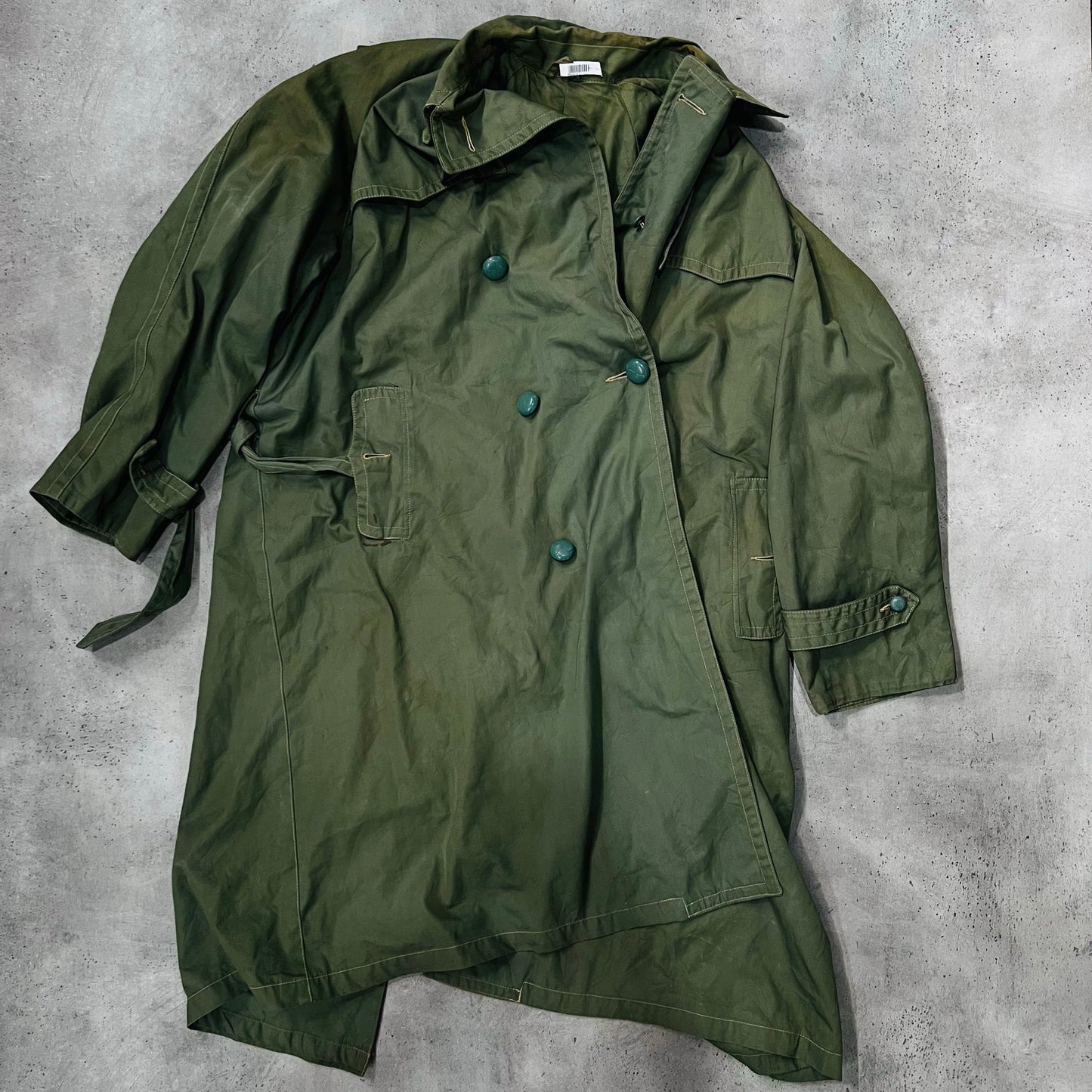 Vintage 70s-90s Italy Military Trench Coats