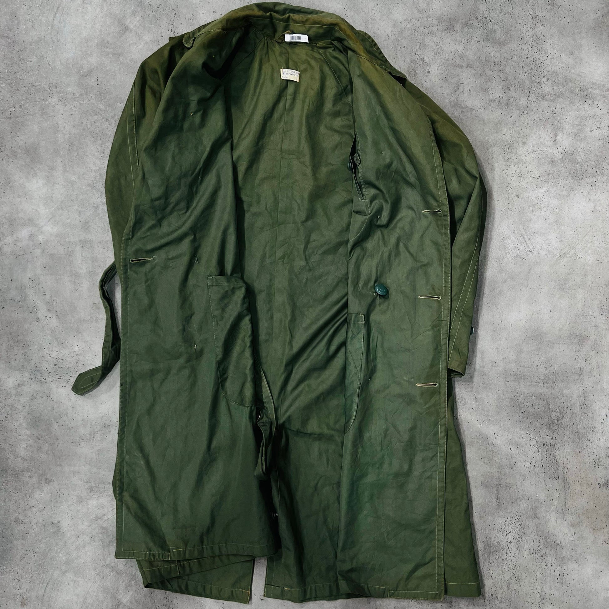Vintage 70s-90s Italy Military Trench Coats
