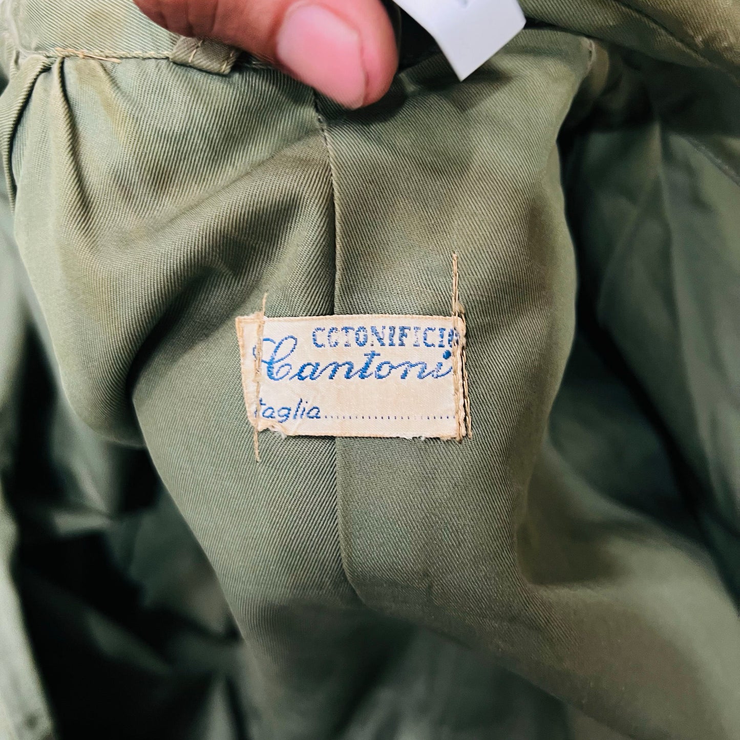 Vintage 70s-90s Italy Military Trench Coats