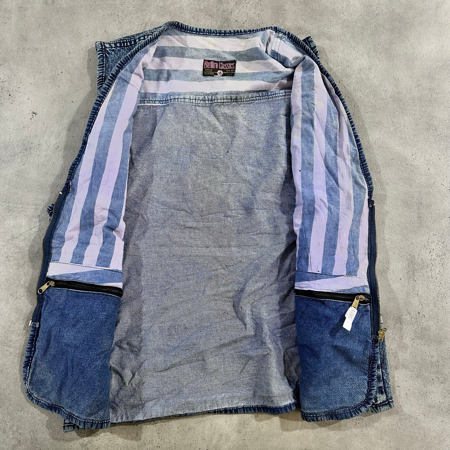 Vintage 70s-90s Marlboro Workwear Vests