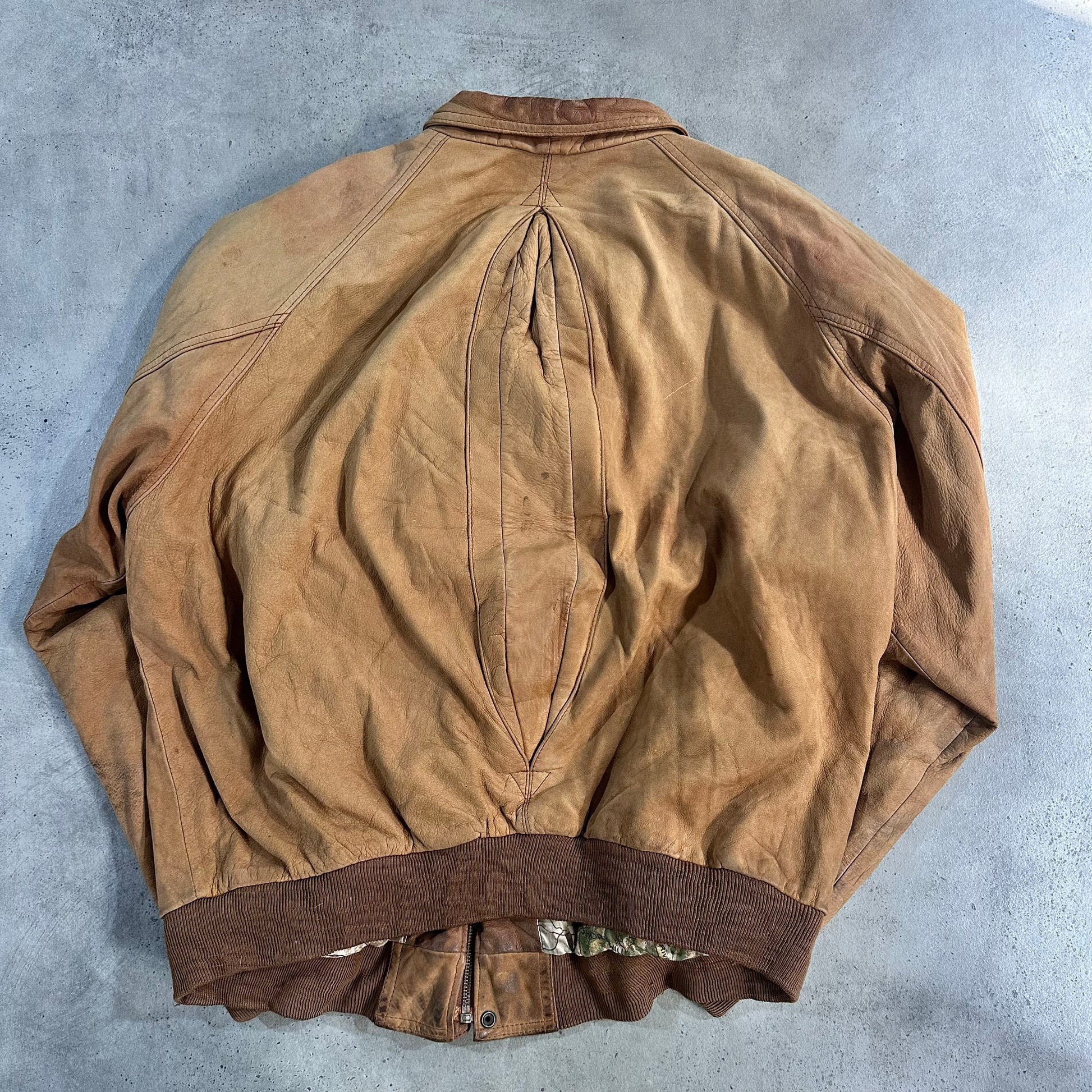 Vintage 70s-90s South Korea Marlboro Retro Flight Leather Jackets