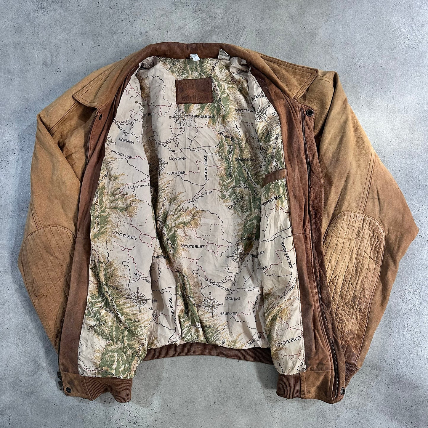 Vintage 70s-90s South Korea Marlboro Retro Flight Leather Jackets