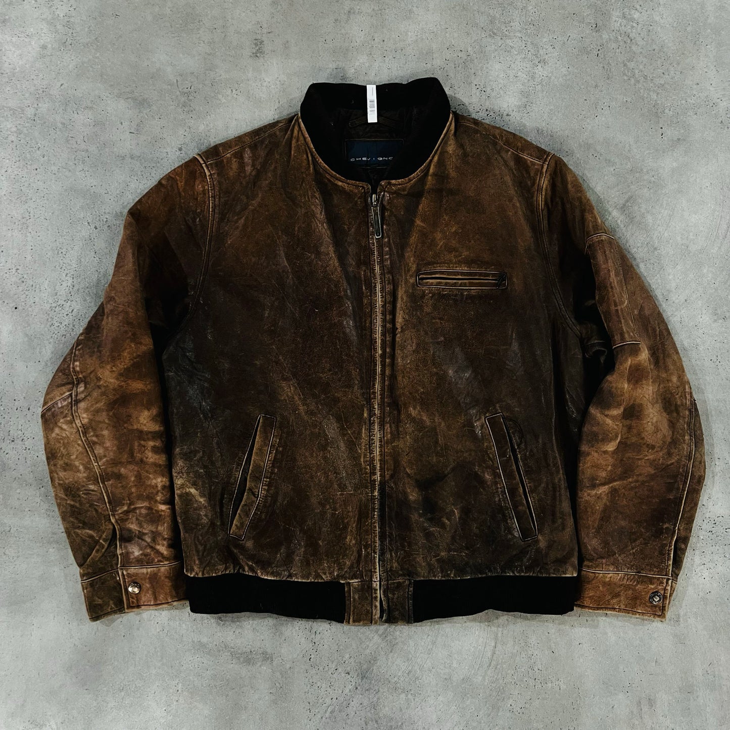 Vintage 70s-90s France Chevignon Military Flight Leather Jackets
