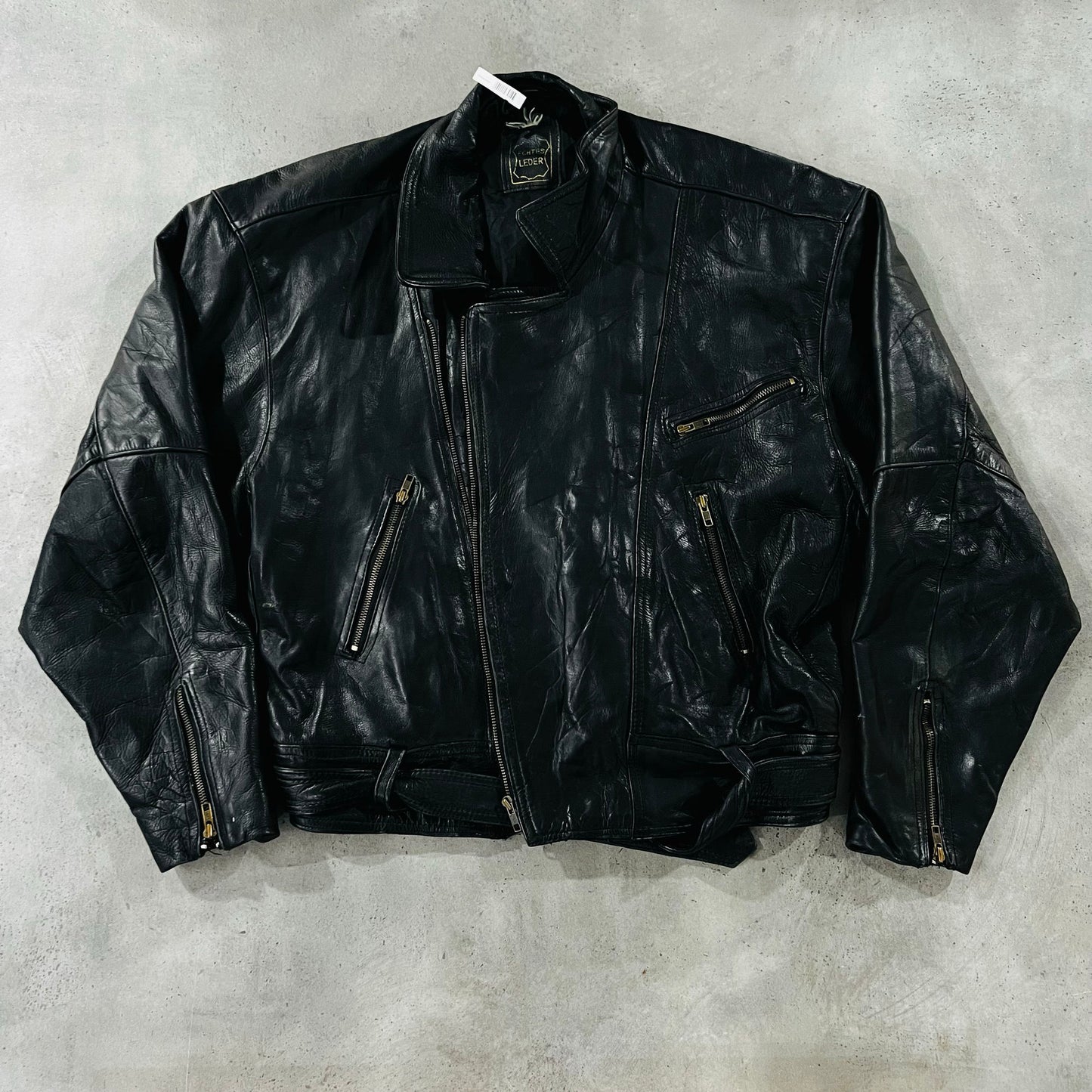 Vintage 70s-90s Germany Double Rider Leather Jackets