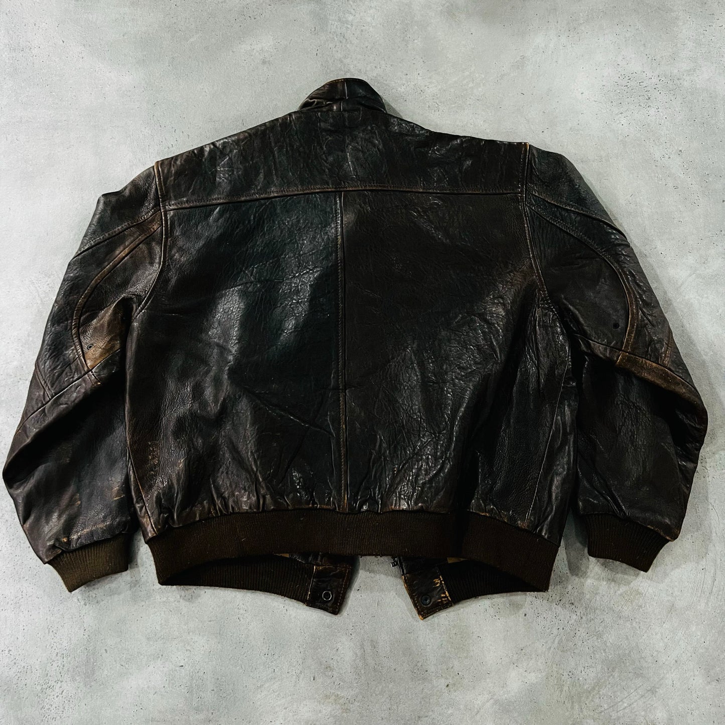 Vintage 70s-90s South Korea Military A-2 Leather Jackets