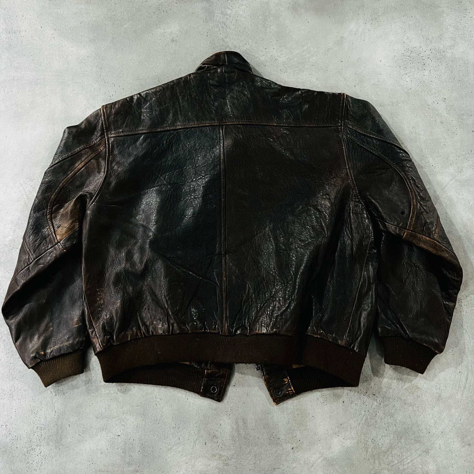 Vintage 70s-90s South Korea Military A-2 Leather Jackets
