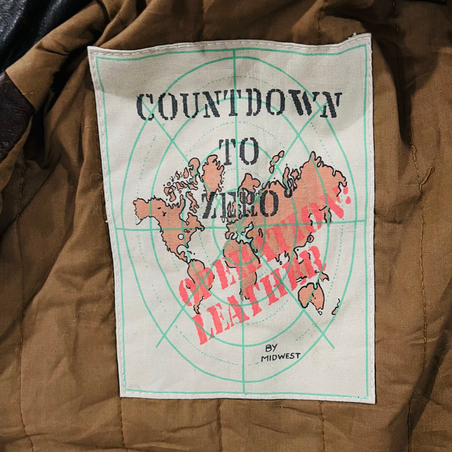 Vintage 70s-90s South Korea Military A-2 Leather Jackets
