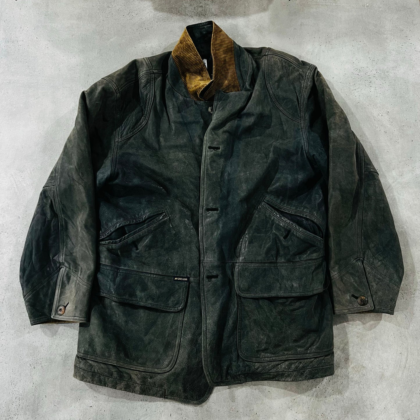 Vintage McGREGOR Workwear Mid-Length Leather Jackets