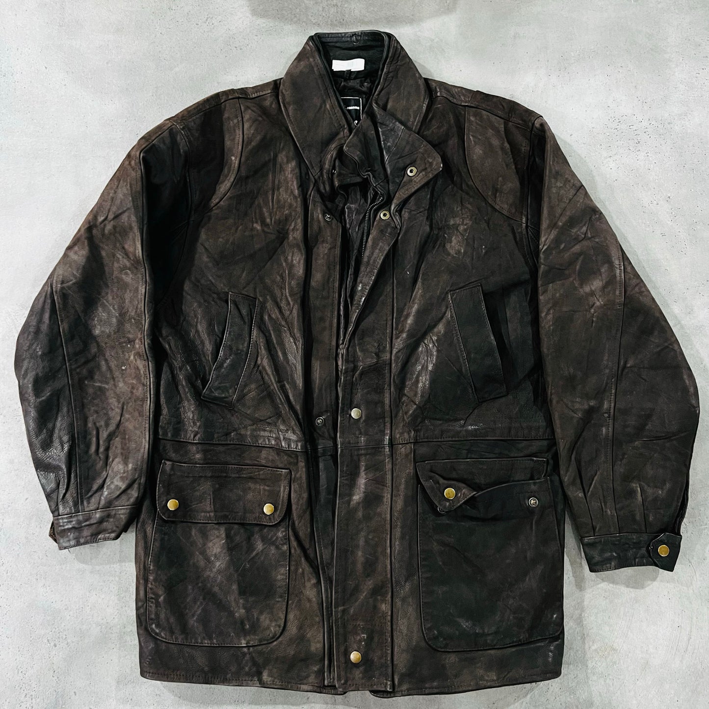 Vintage 70s-90s France Mid-Length Leather Jackets