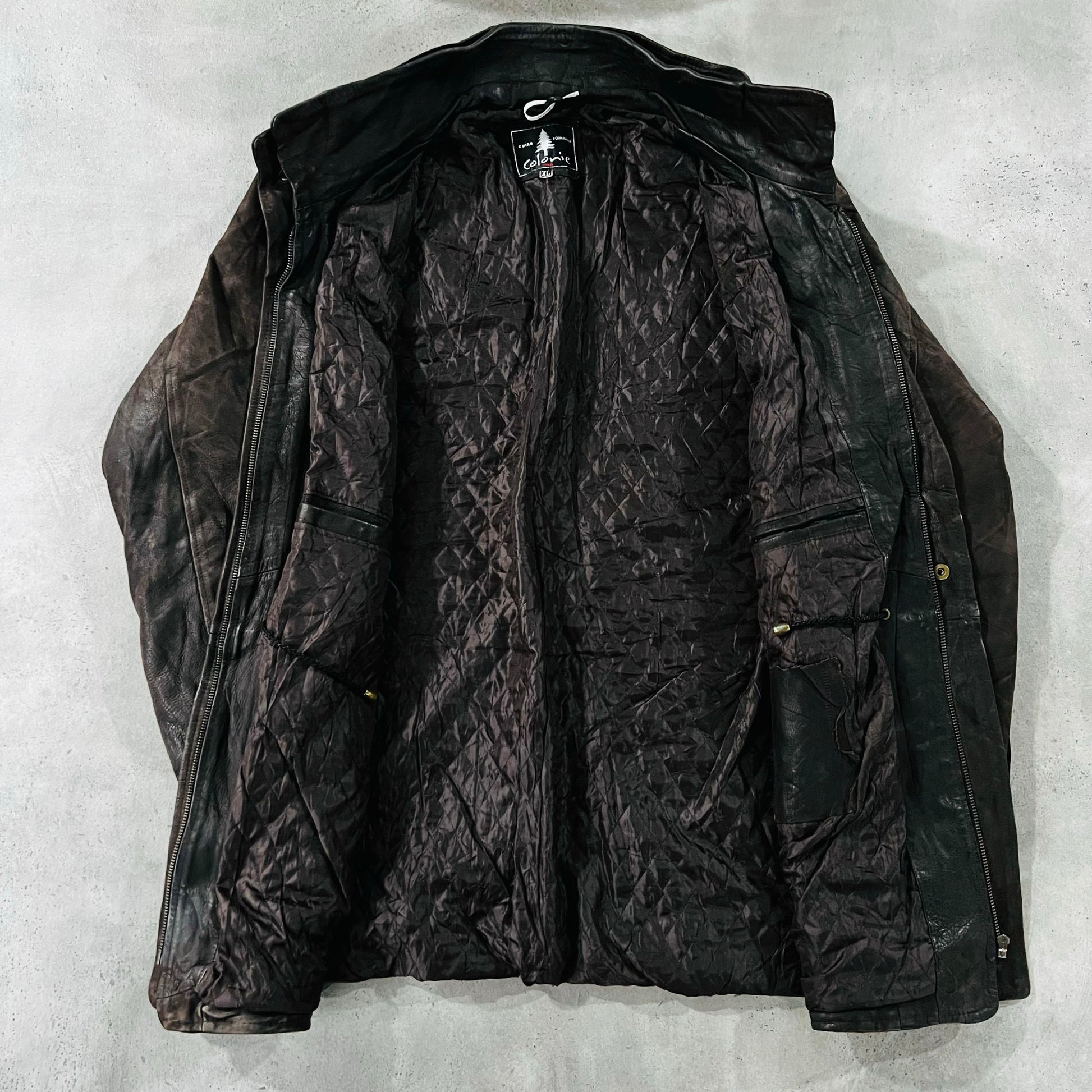 Vintage 70s-90s France Mid-Length Leather Jackets