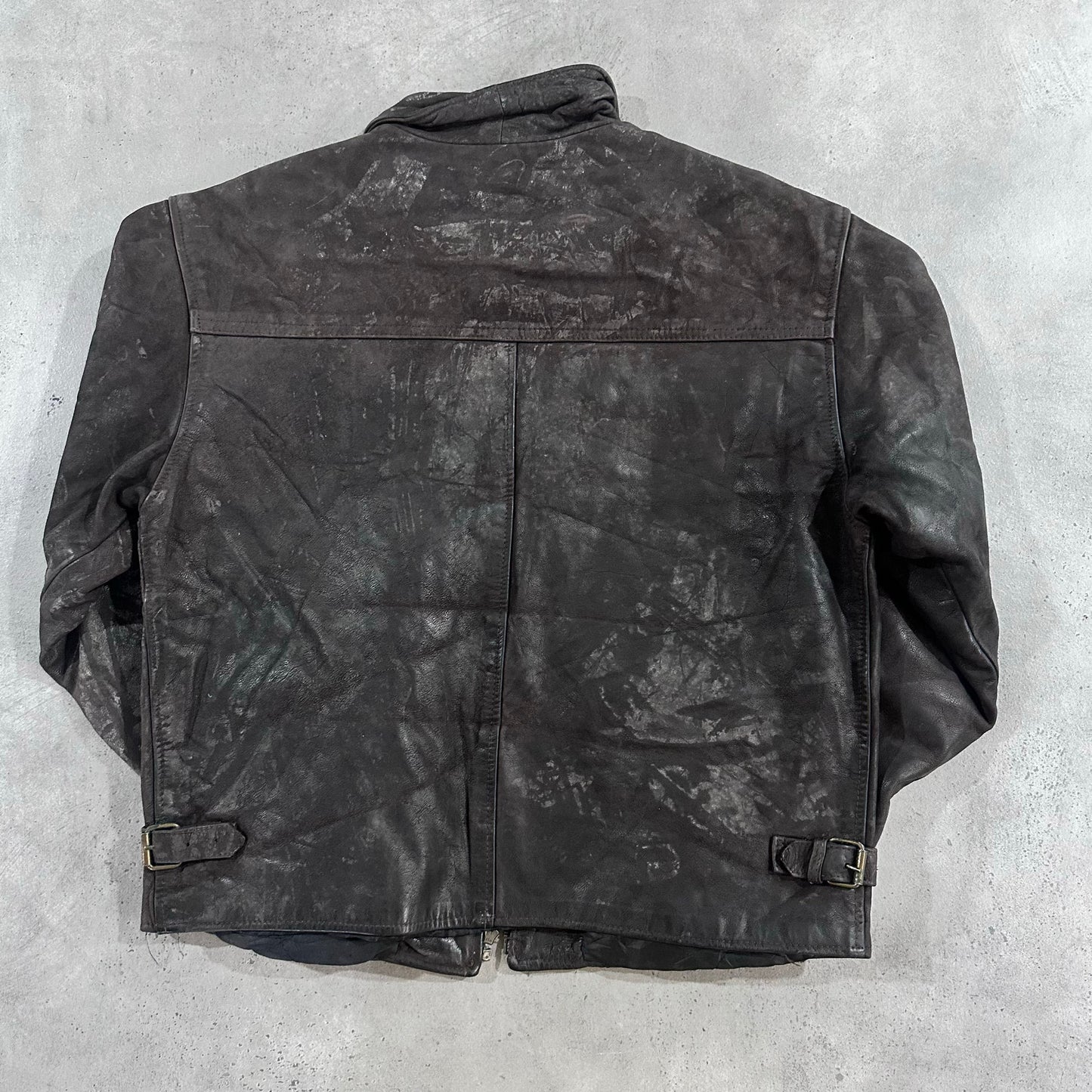 Vintage 70s-90s Italy Military Flight Leather Jackets