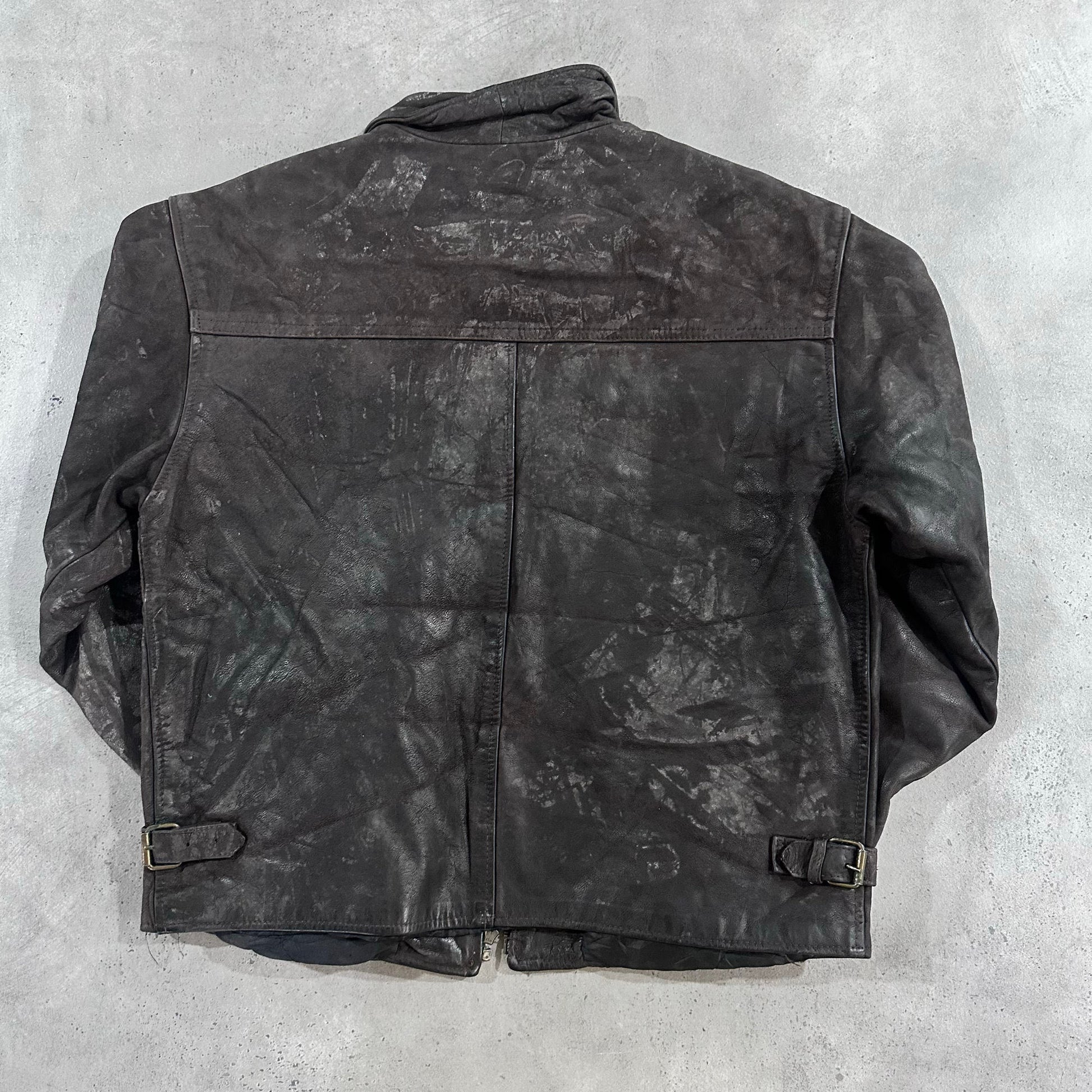 Vintage 70s-90s Italy Military Flight Leather Jackets