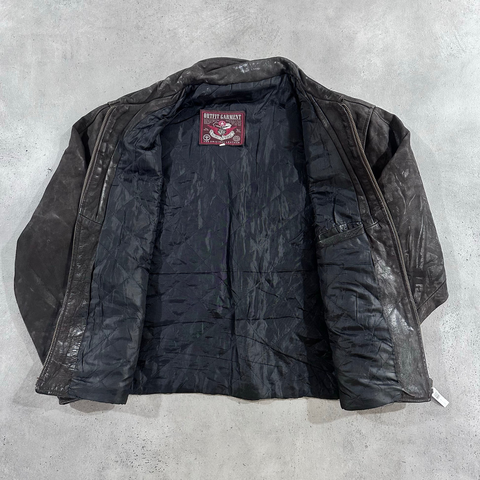 Vintage 70s-90s Italy Military Flight Leather Jackets