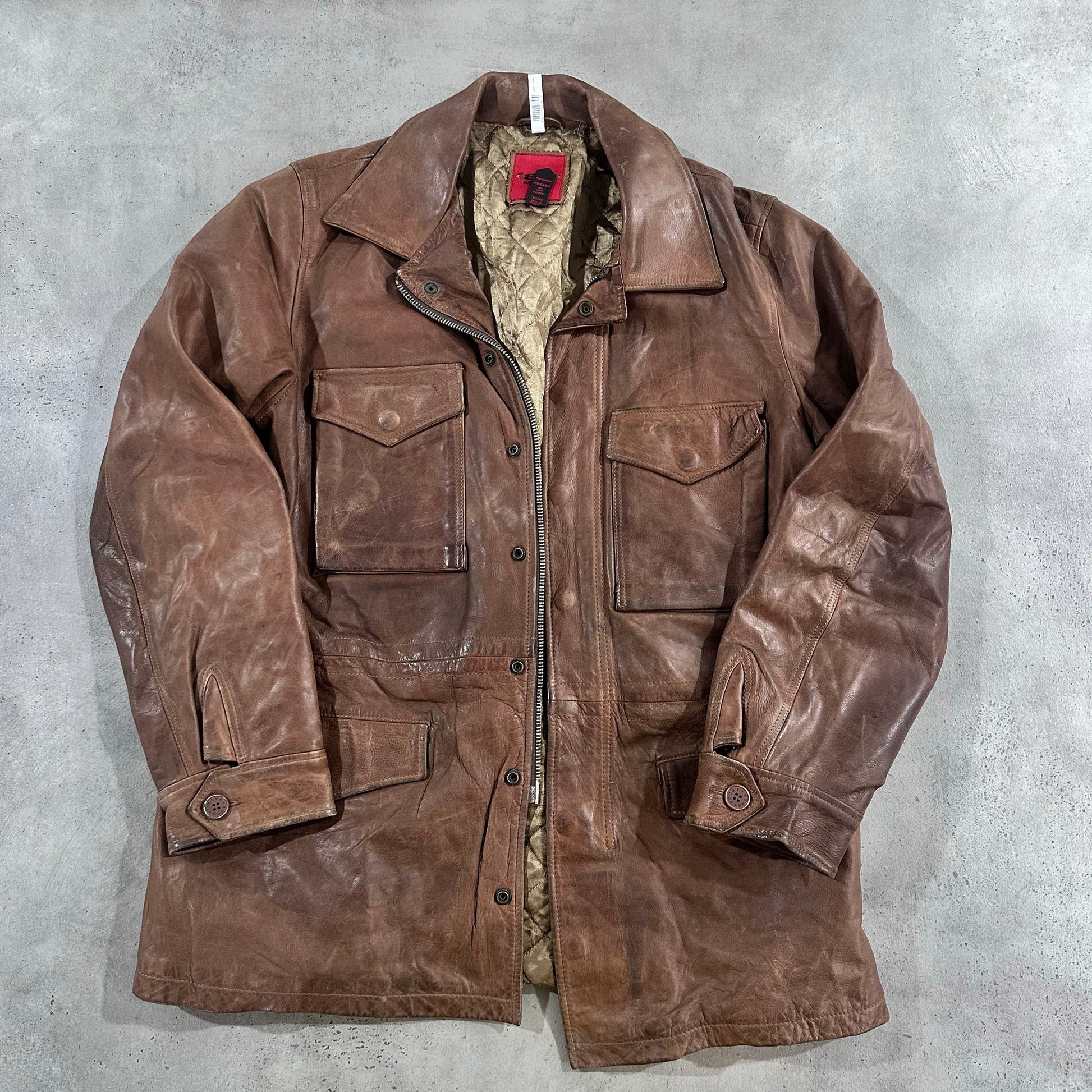 Vintage 70s-90s Retro Mid-Length Leather Jackets