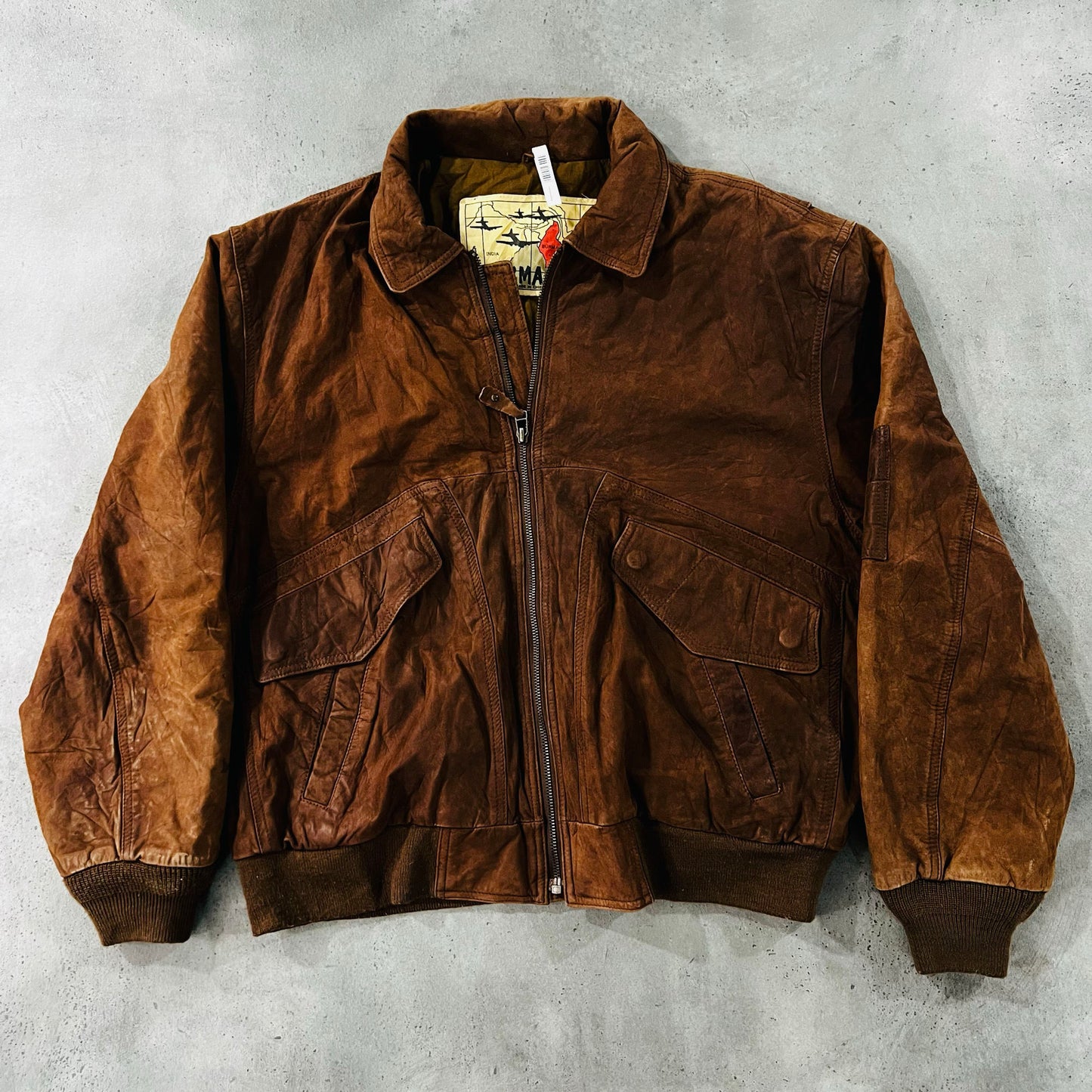 Vintage 70s-90s Military A-2 Leather Jackets