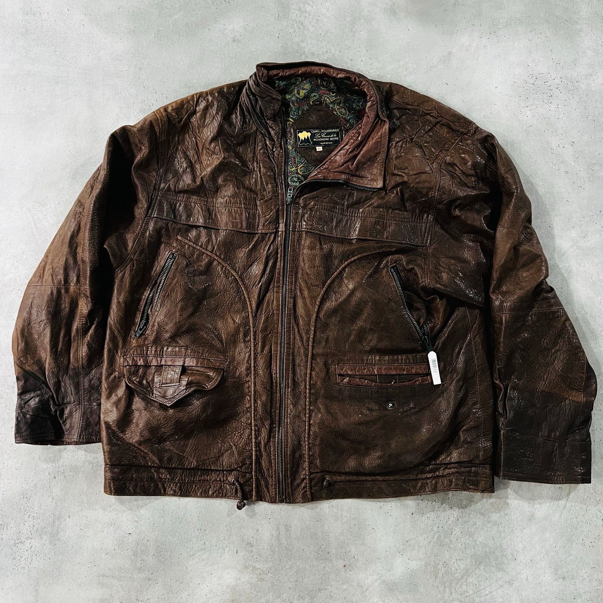 Vintage 70s-90s France Leather Jackets