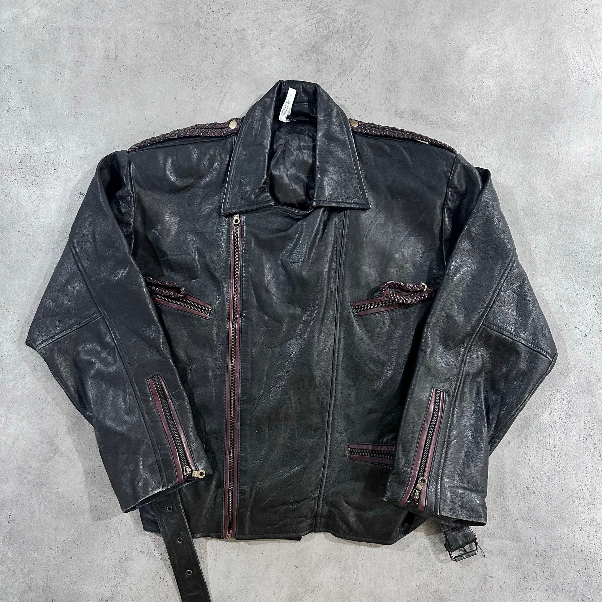 Vintage 70s-90s Double Rider Leather Jackets