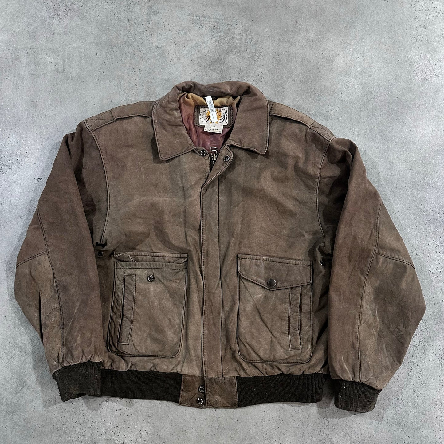 Vintage 70s-90s South Korea Military A-2 Leather Jackets