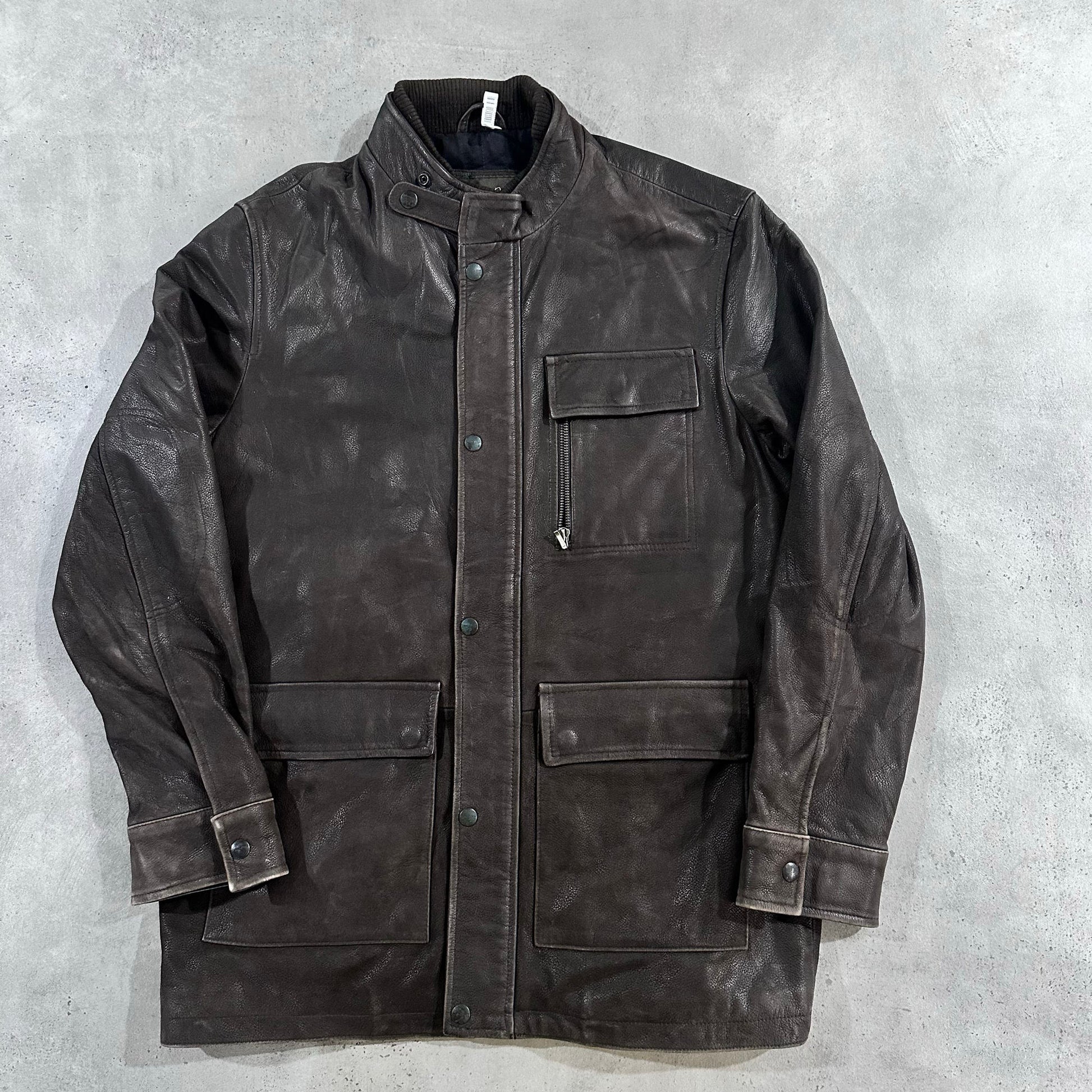 Vintage Mid-Length Leather Jackets