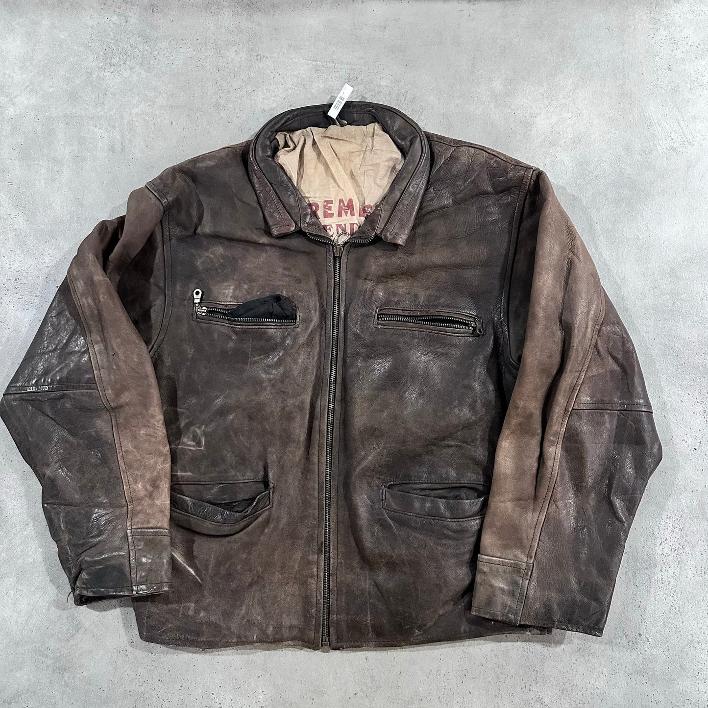 Vintage 70s-90s Italy Military Flight Leather Jackets