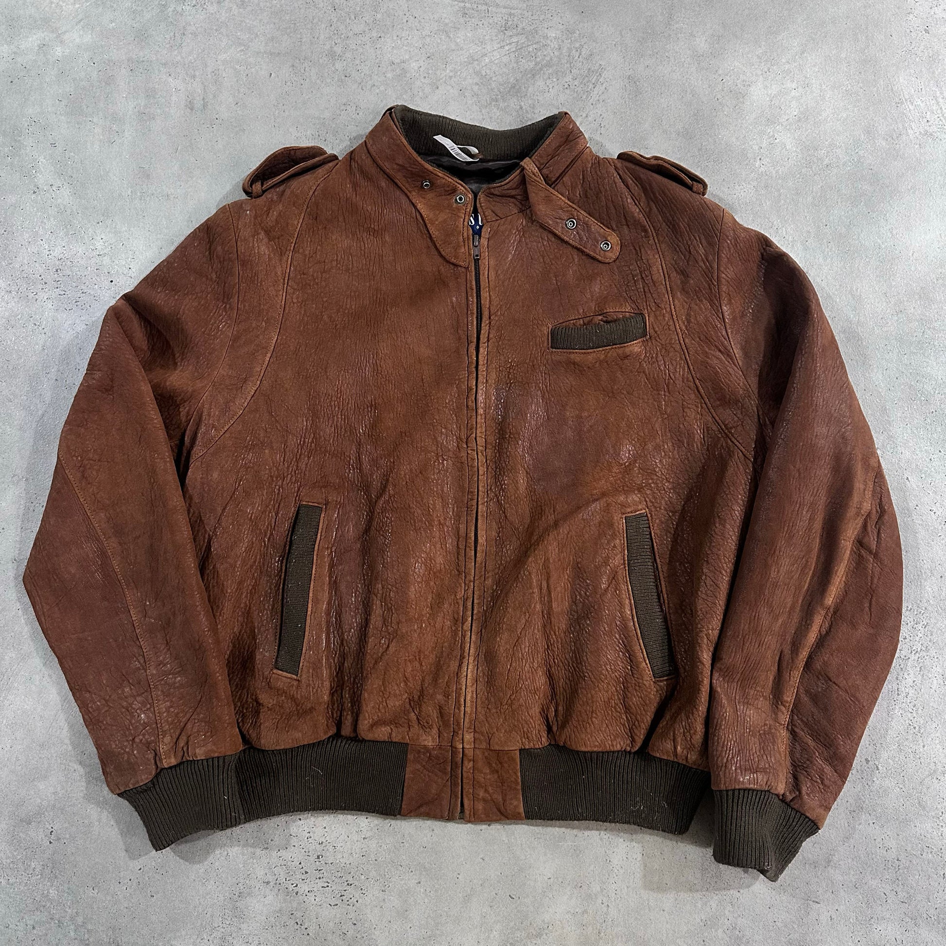 Vintage 70s-90s England Military Flight Leather Jackets