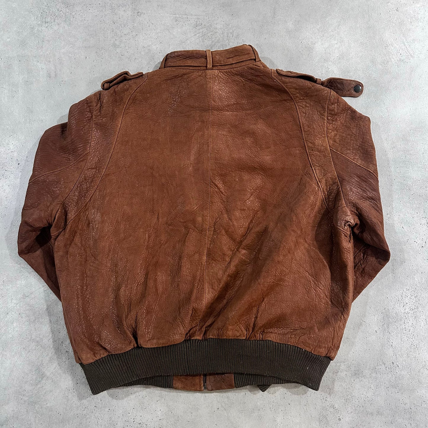 Vintage 70s-90s England Military Flight Leather Jackets