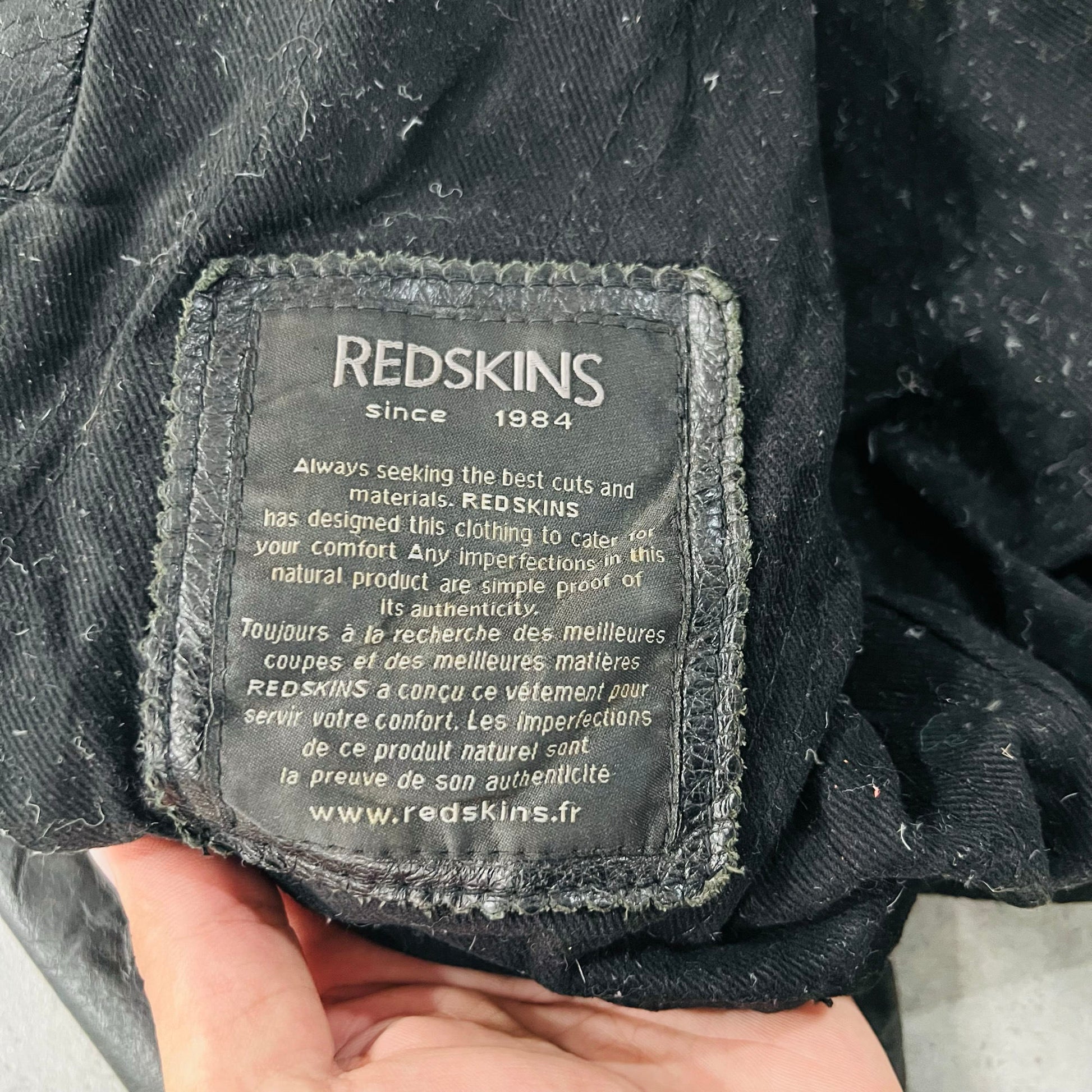 Vintage Redskins Retro Flight Leather Jackets