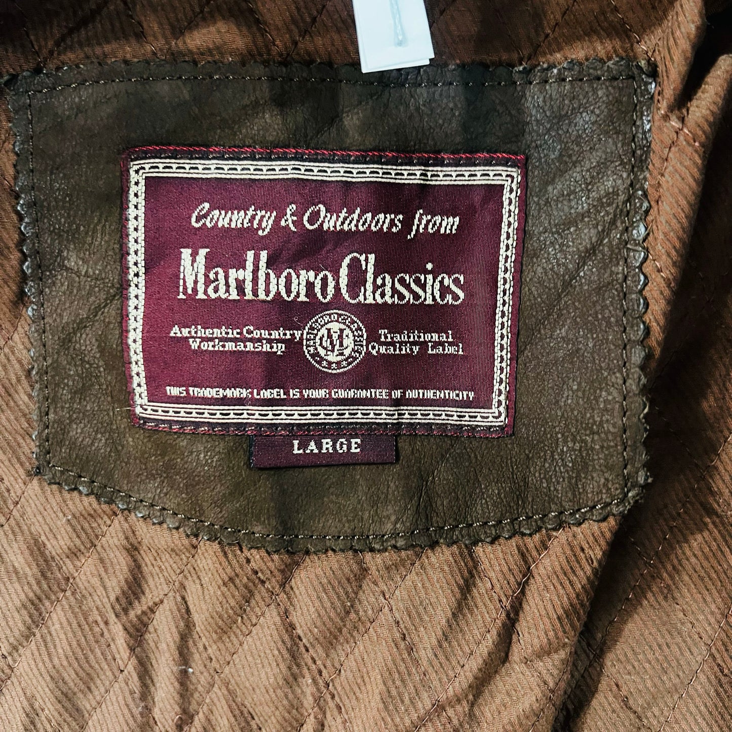 Vintage 70s-90s Italy Marlboro Retro Mid-Length Leather Jackets