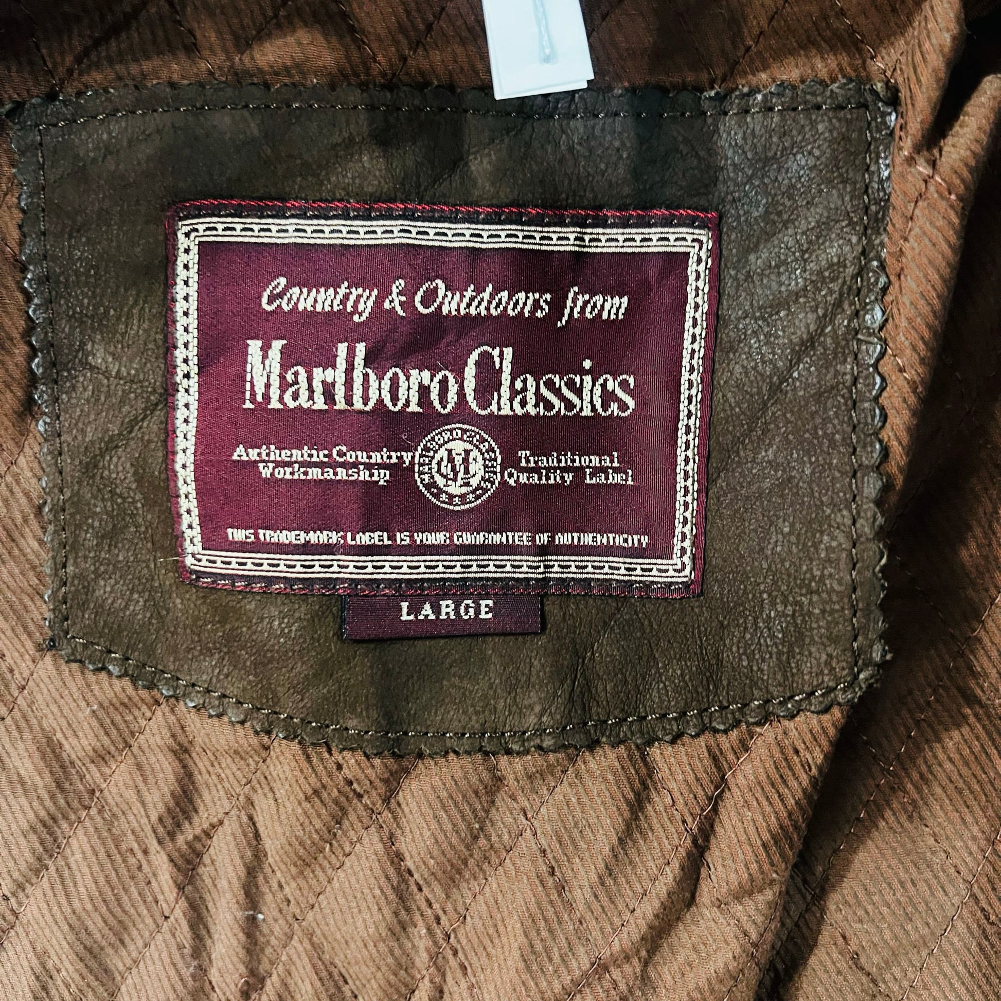 Vintage 70s-90s Italy Marlboro Retro Mid-Length Leather Jackets