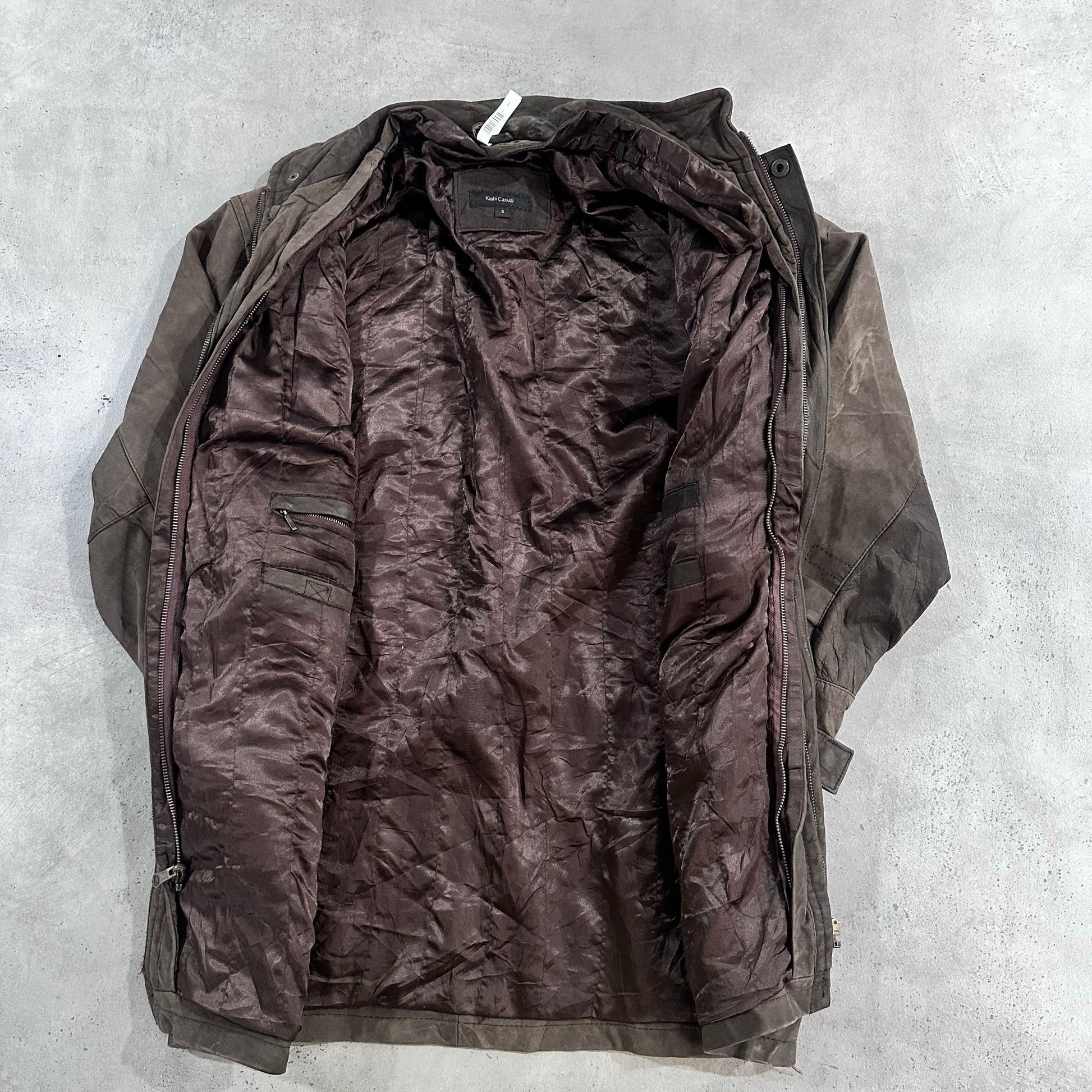 Vintage Retro Mid-Length Leather Jackets