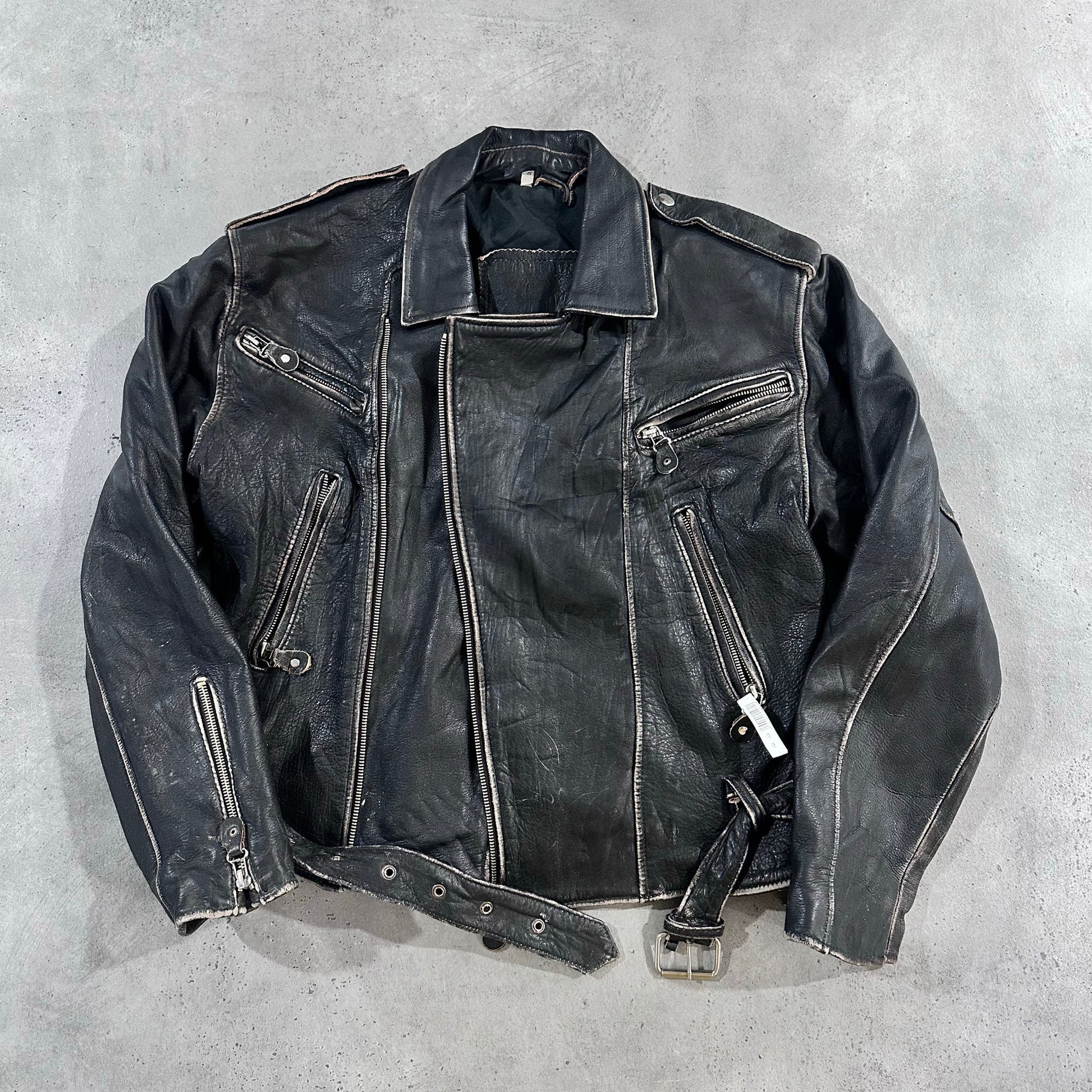 Vintage 70s-90s Double Rider Leather Jackets