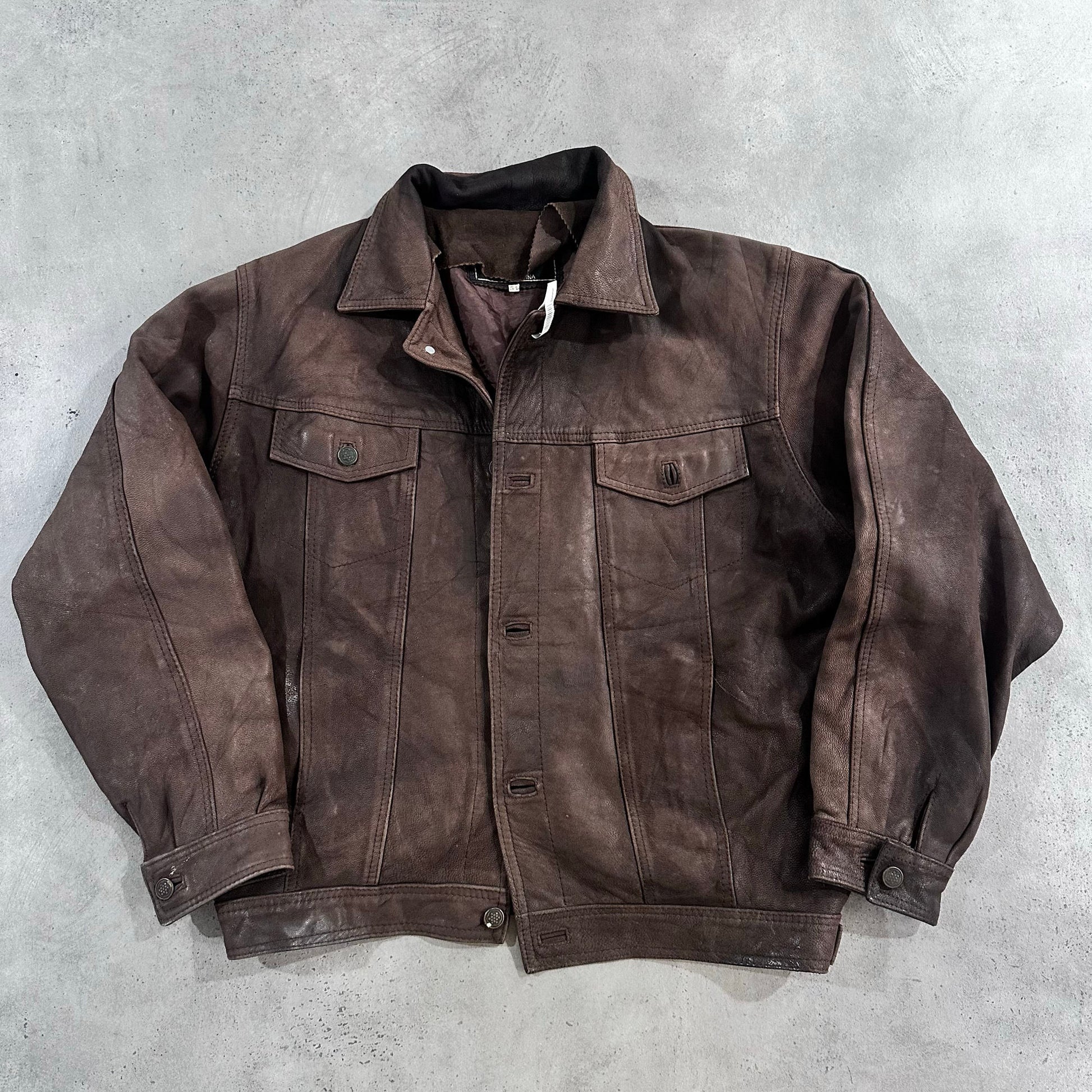 Vintage 70s-90s Portugal Workwear Leather Jackets