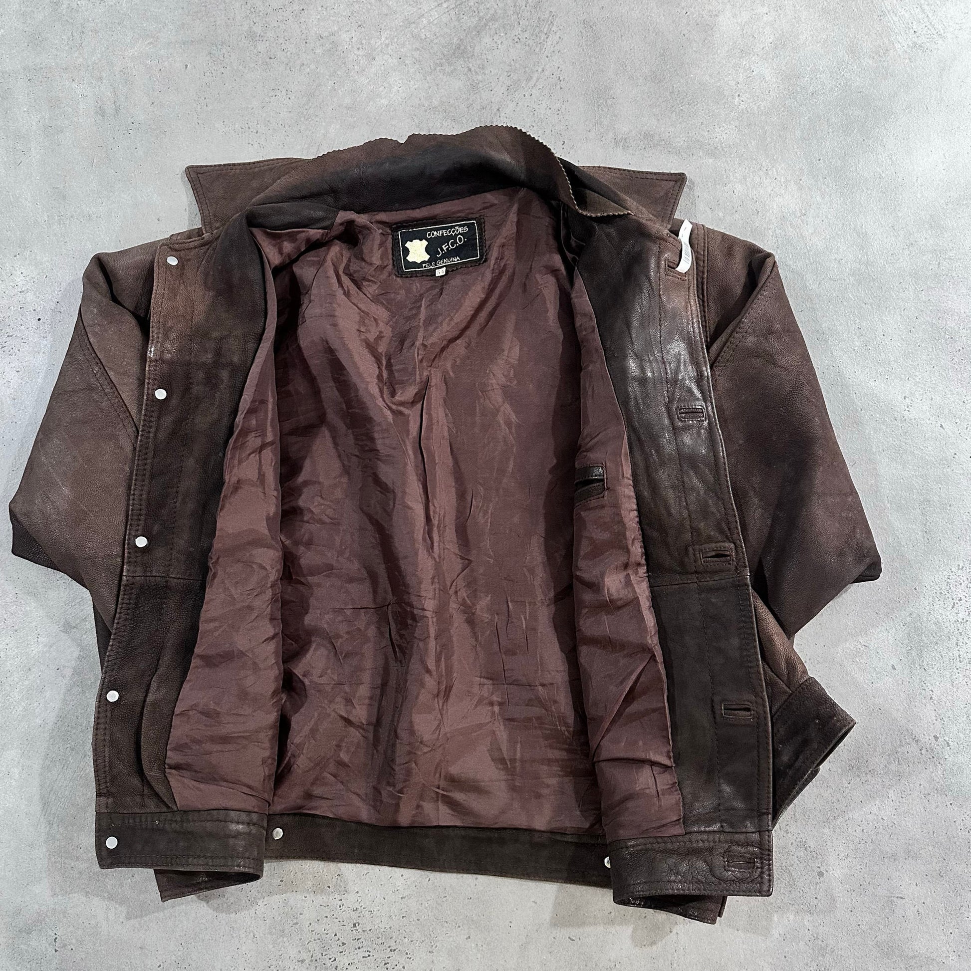 Vintage 70s-90s Portugal Workwear Leather Jackets