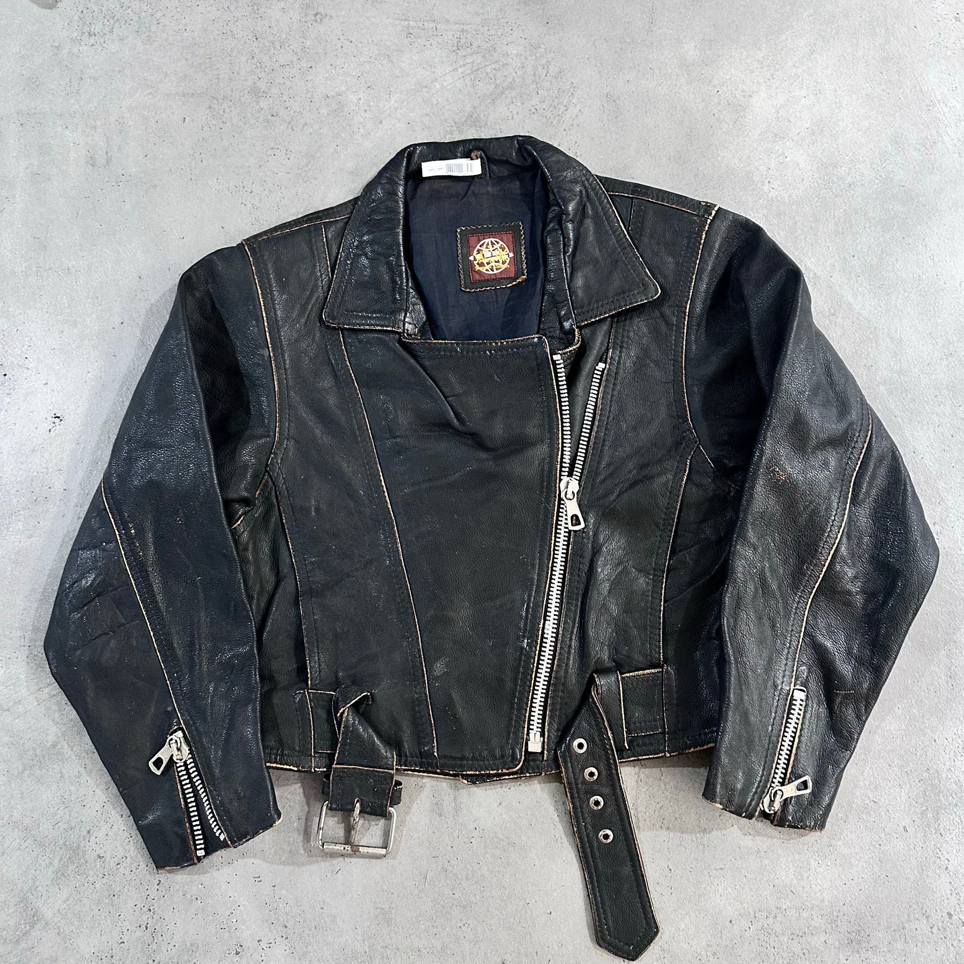 Vintage 70s-90s Double Rider Leather Jackets