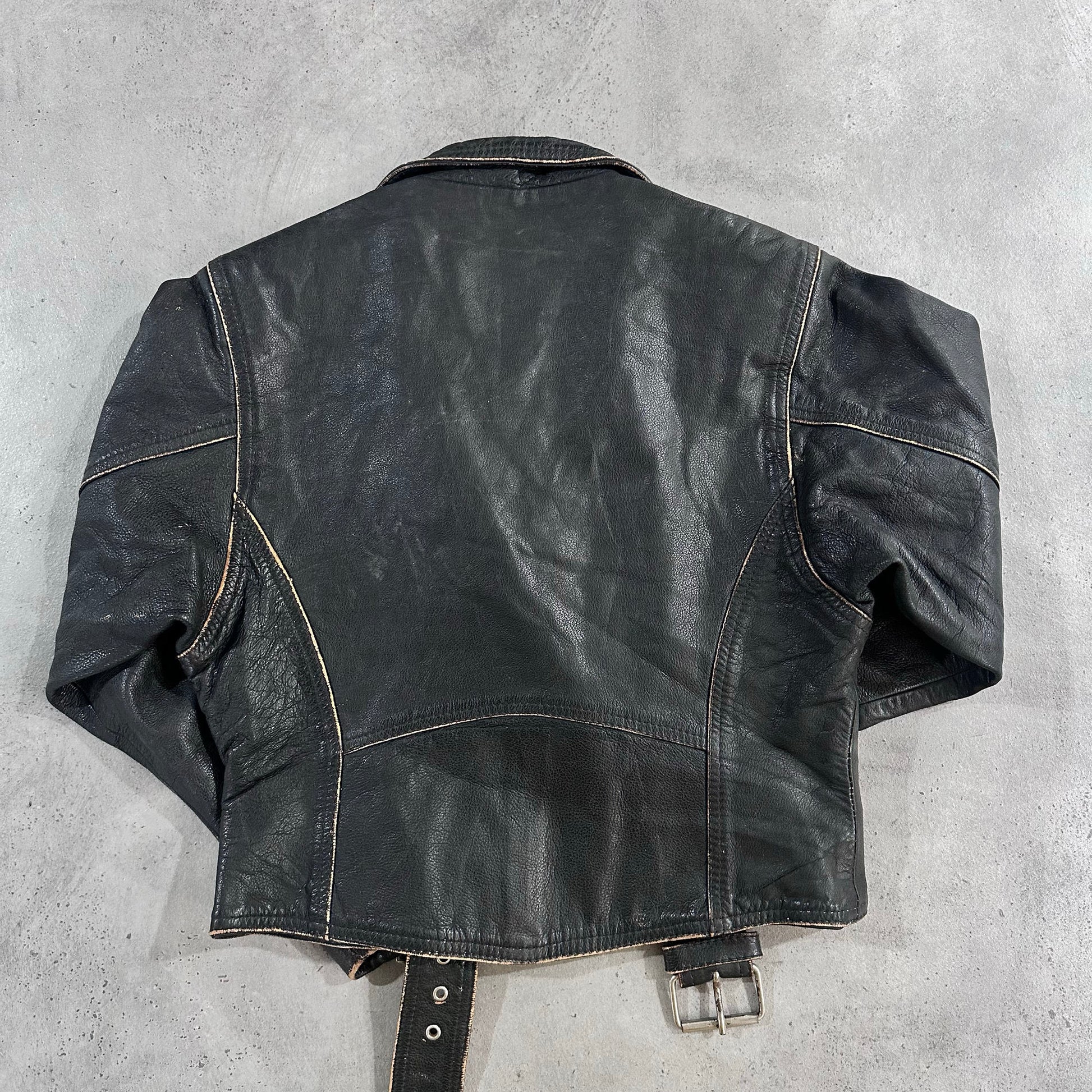 Vintage 70s-90s Double Rider Leather Jackets