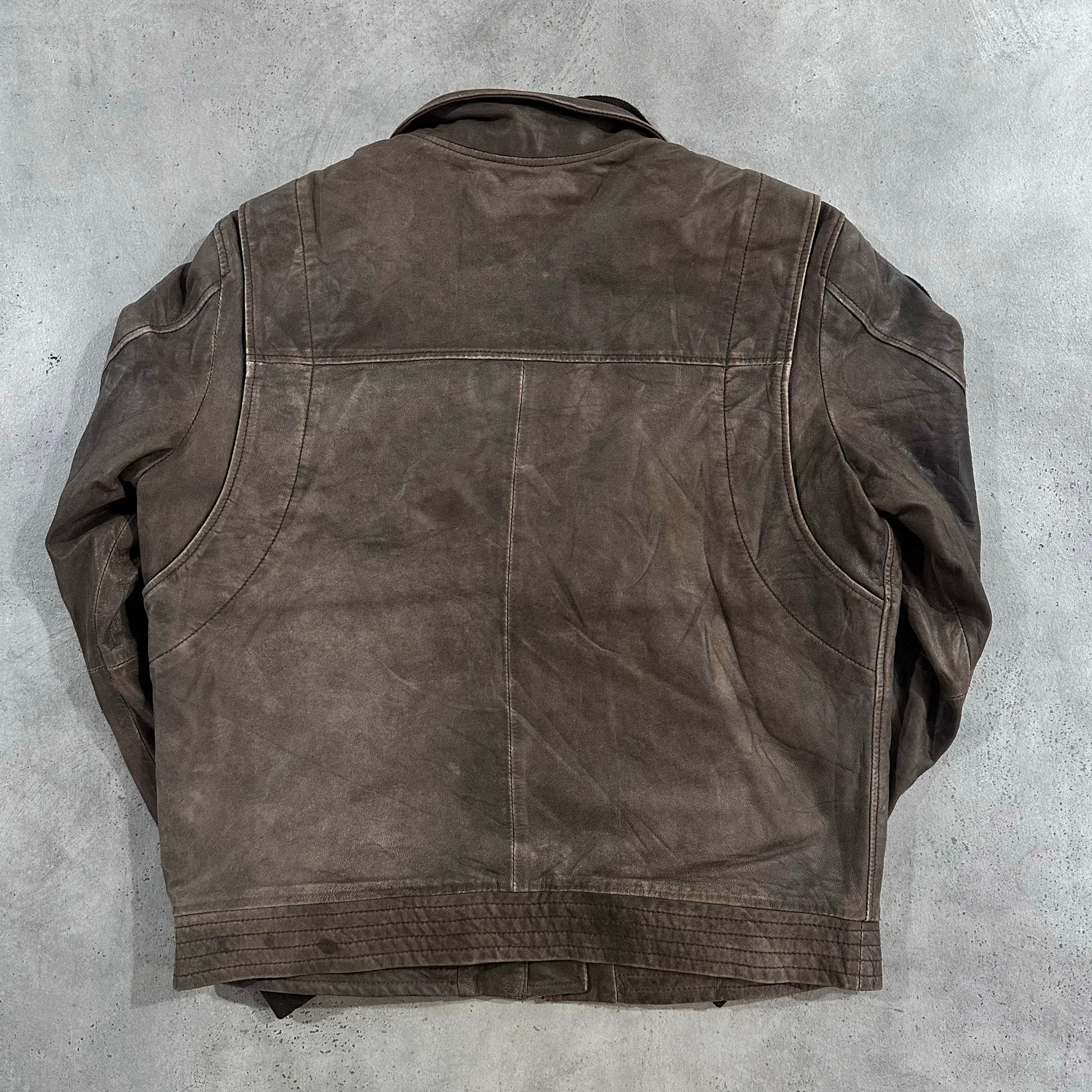Vintage Italy Military Flight Leather Jackets