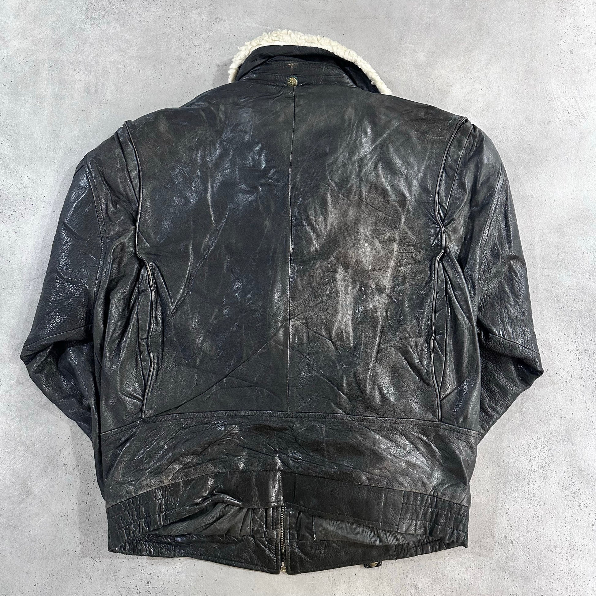 Vintage 70s-90s Germany Military Flight Leather Jackets