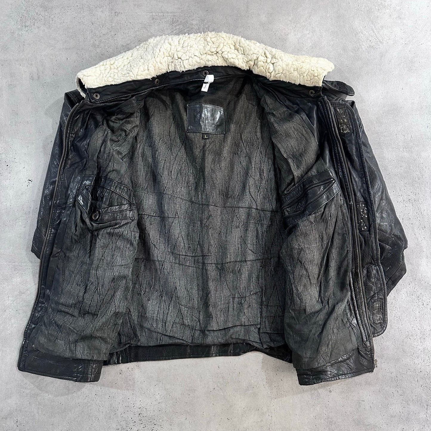 Vintage 70s-90s Germany Military Flight Leather Jackets
