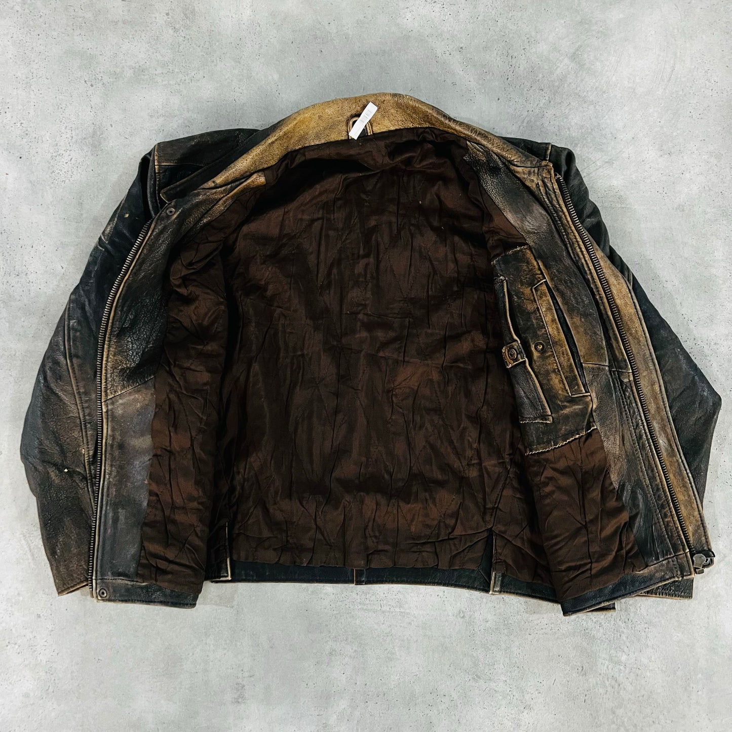 Vintage 50s-60s France Workwear Leather Jackets