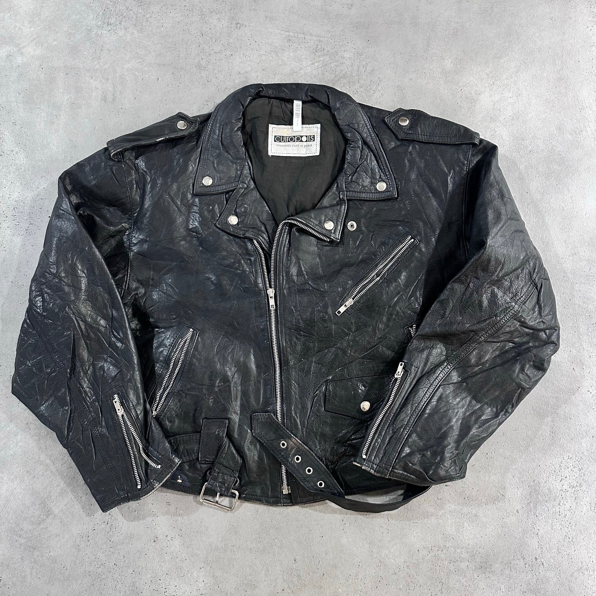 Vintage 70s-90s Double Rider Leather Jackets