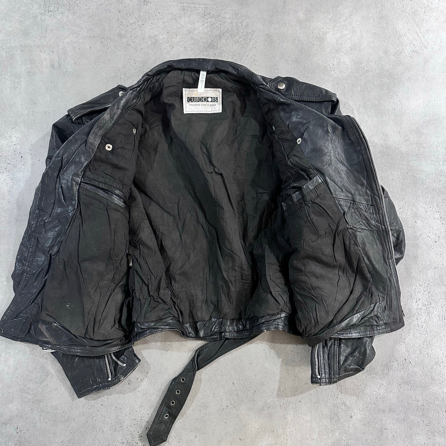 Vintage 70s-90s Double Rider Leather Jackets