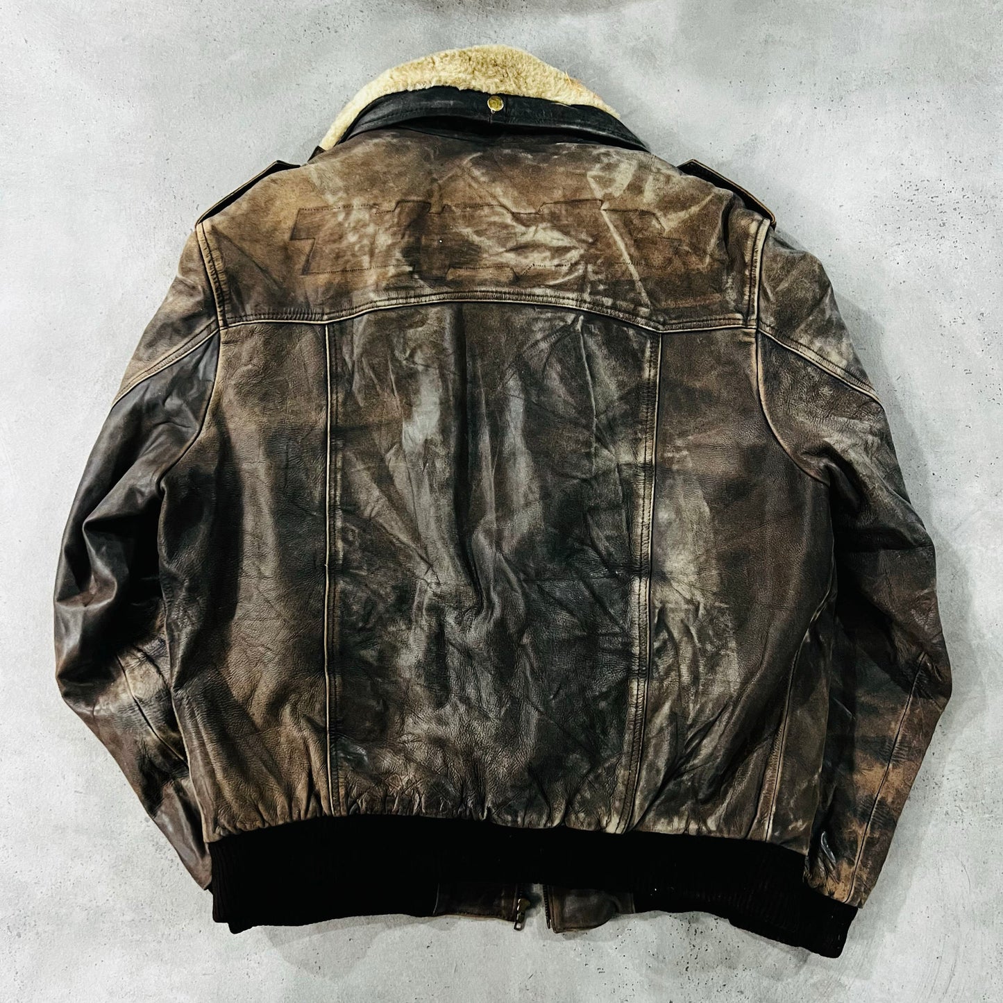 Vintage 70s-90s France Military Flight Leather Jackets