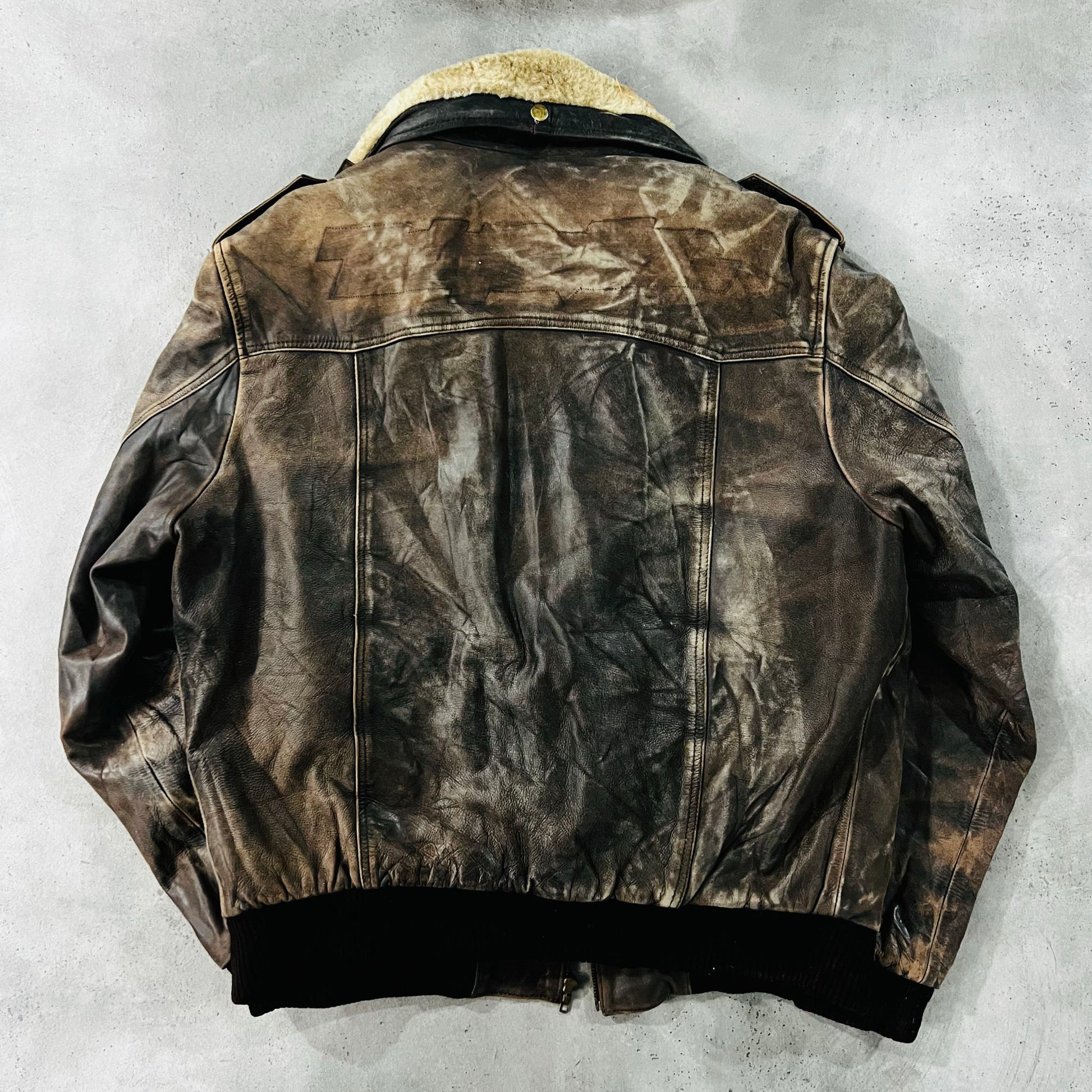 Vintage 70s-90s France Military Flight Leather Jackets