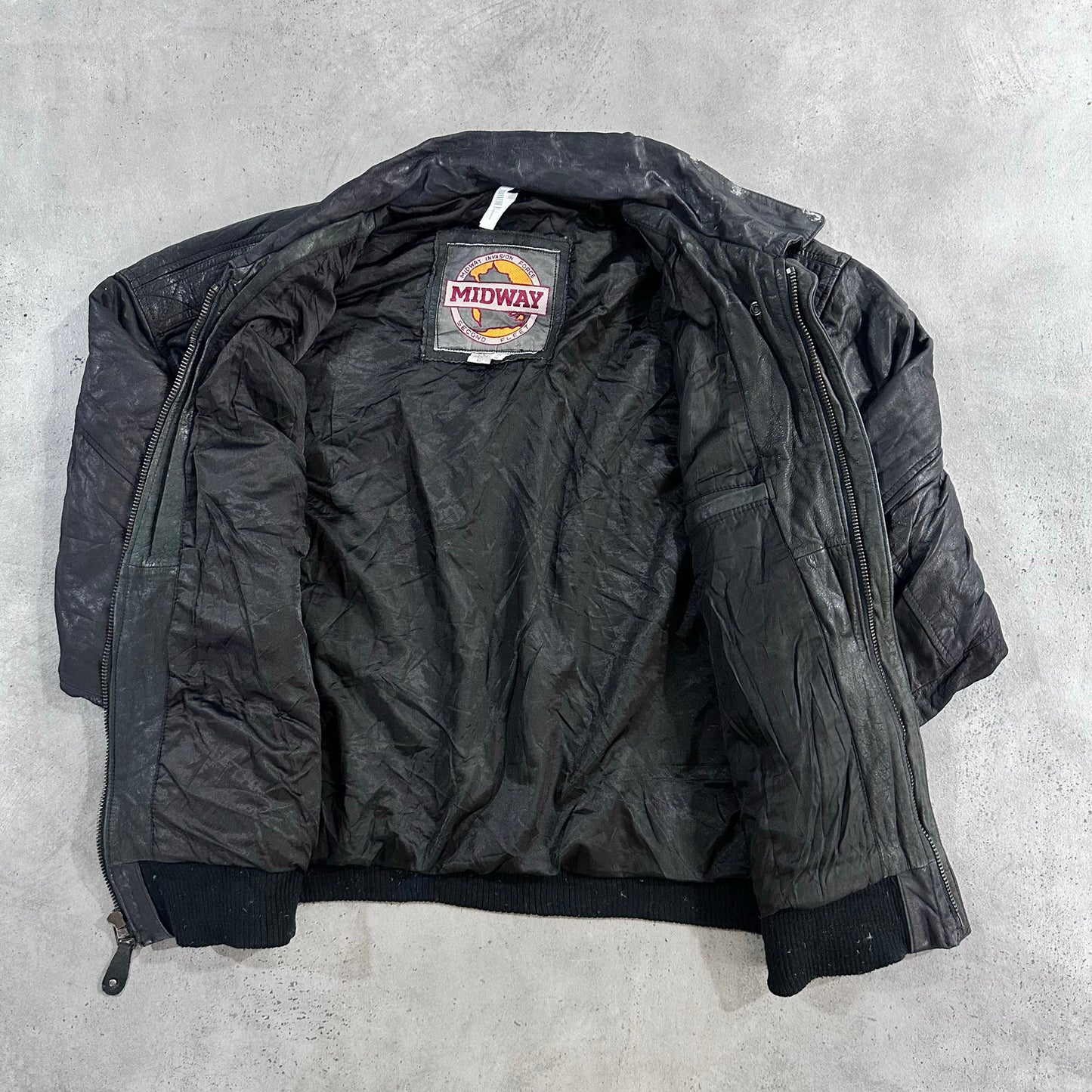 Vintage 70s-90s South Korea Military A-2 Leather Jackets