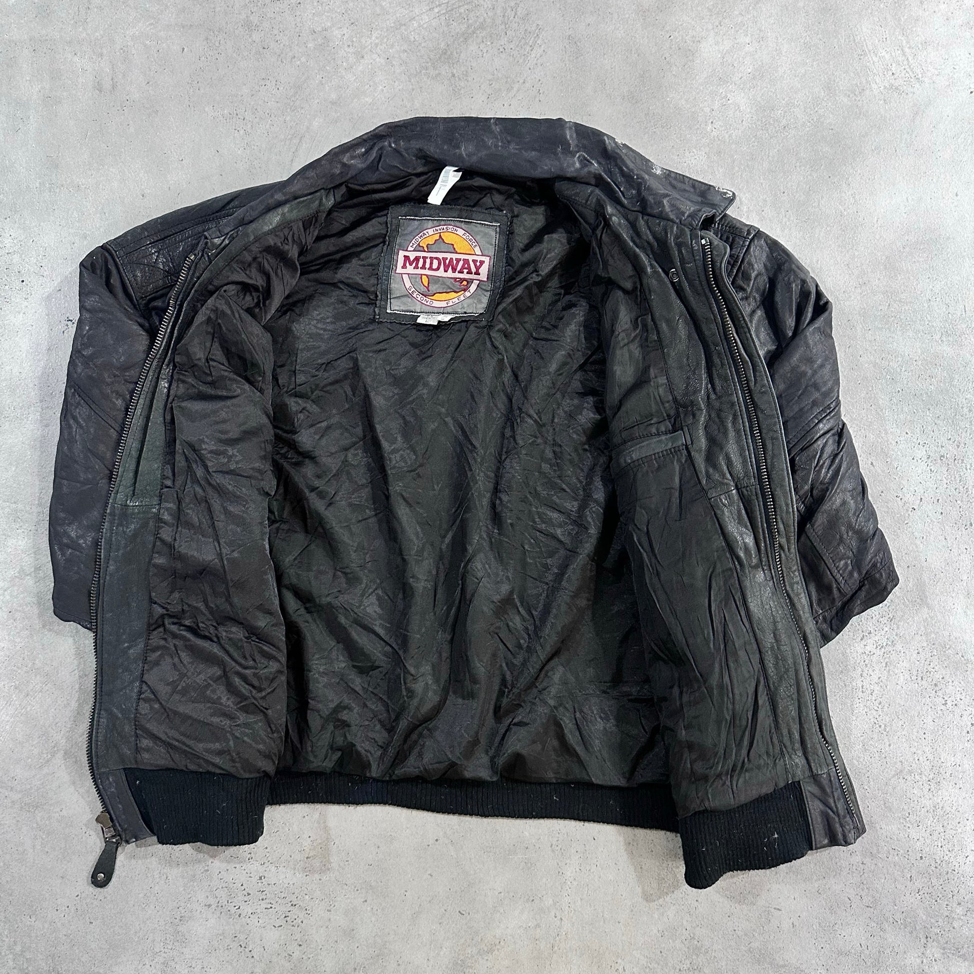 Vintage 70s-90s South Korea Military A-2 Leather Jackets