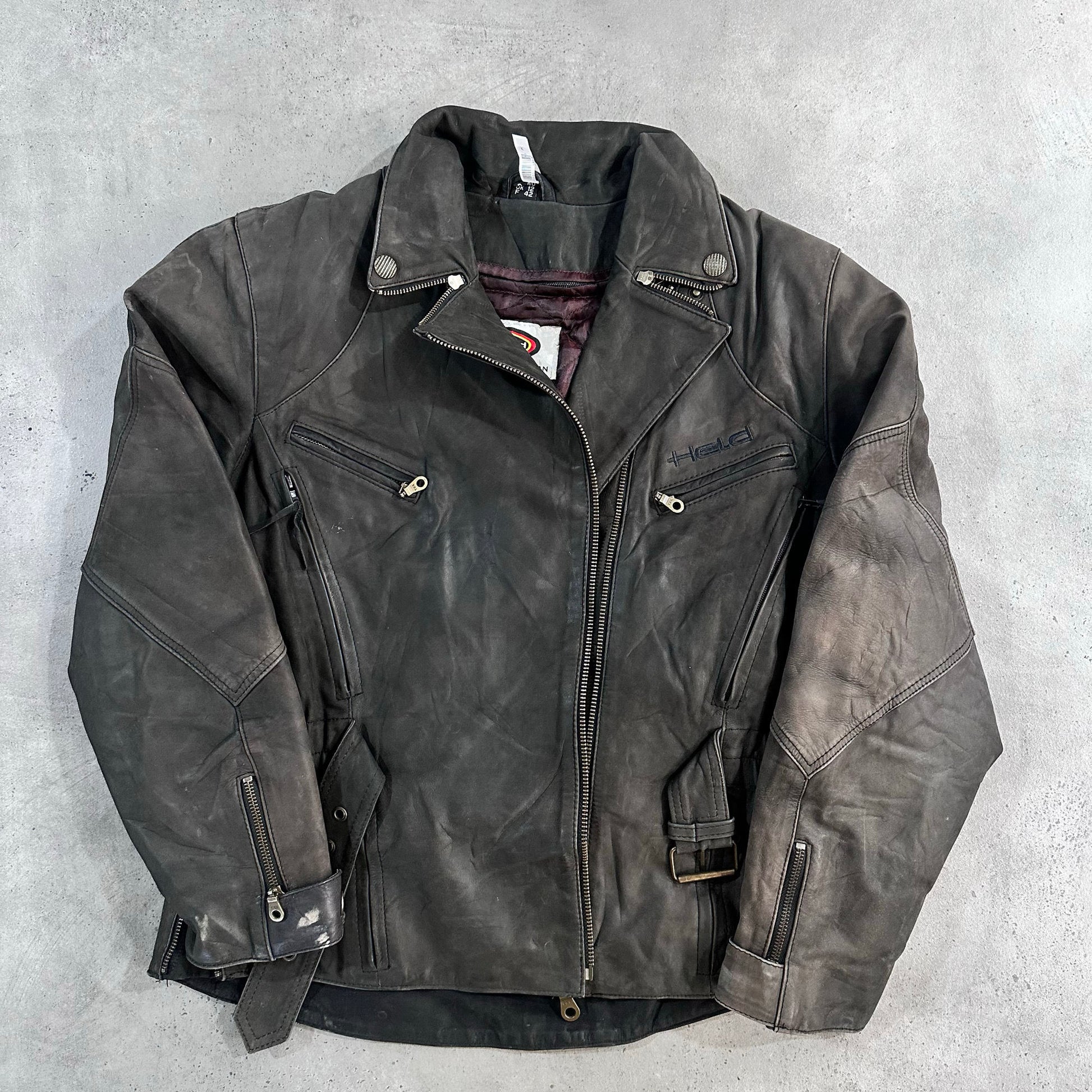 Vintage 70s-90s Germany Double Rider Leather Jackets